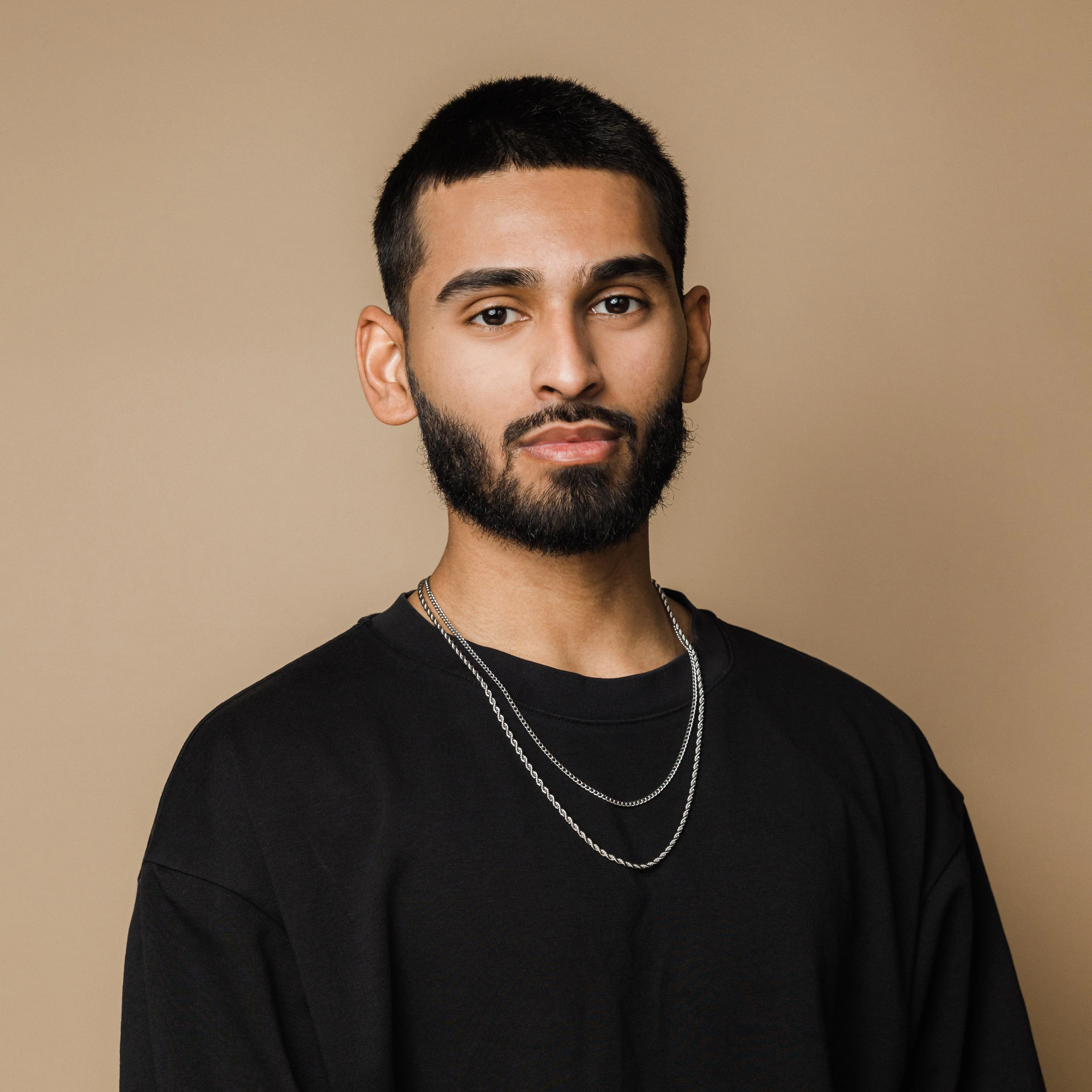 Curb + Rope Chain Stack | Men