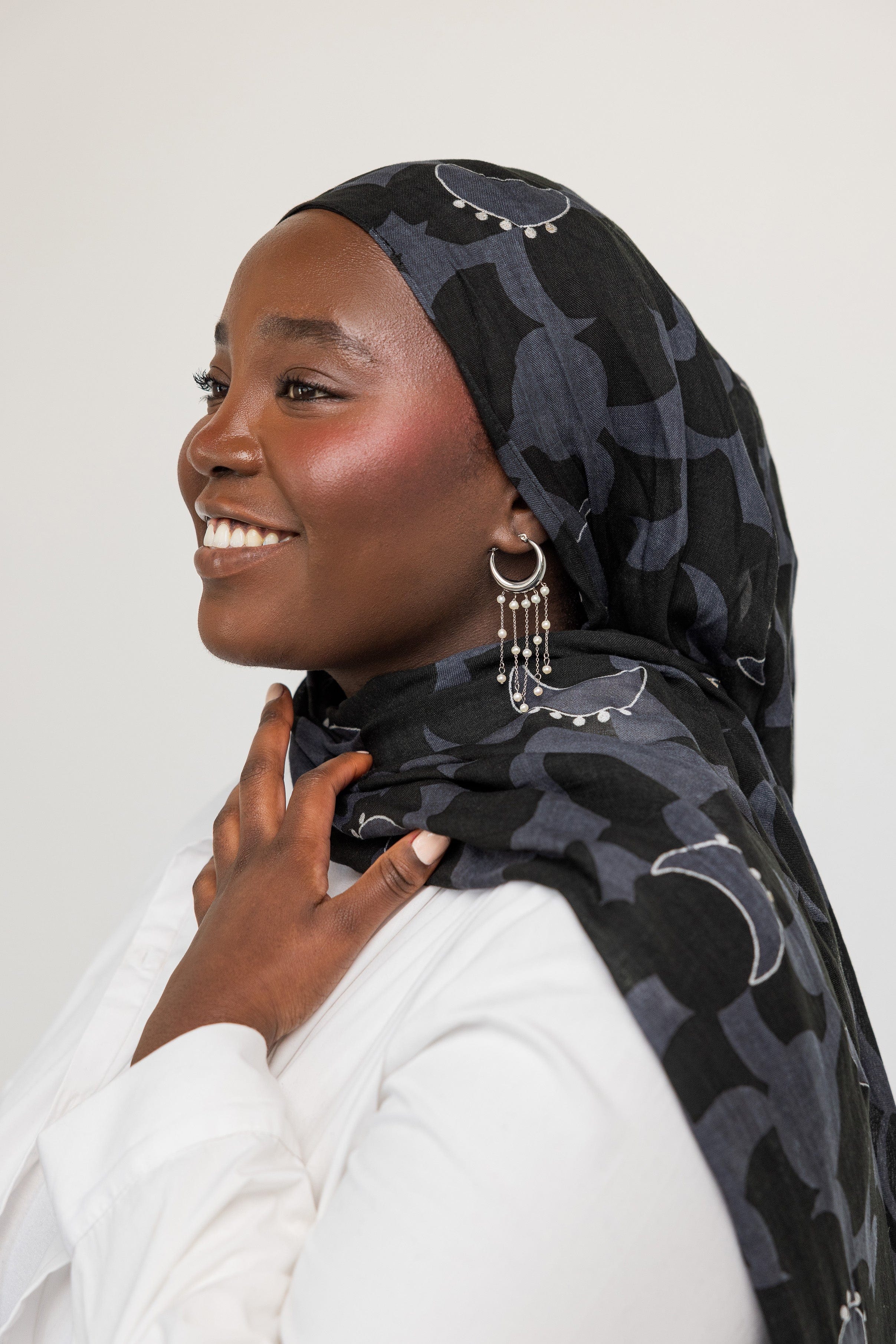 Raining Pearl Hoops | VELA x Nominal