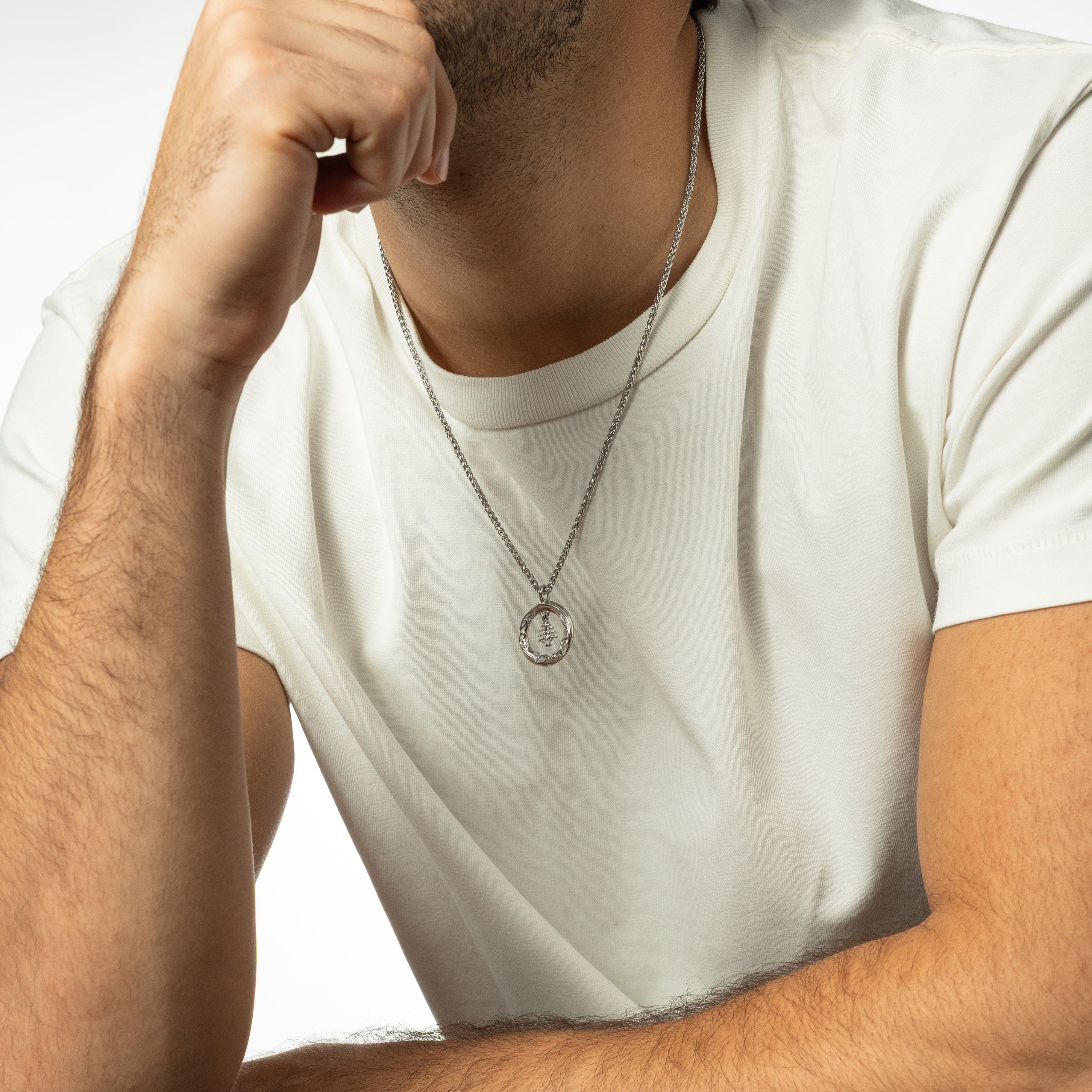 "Love of the Homeland" Lebanon Cedar Necklace | Men