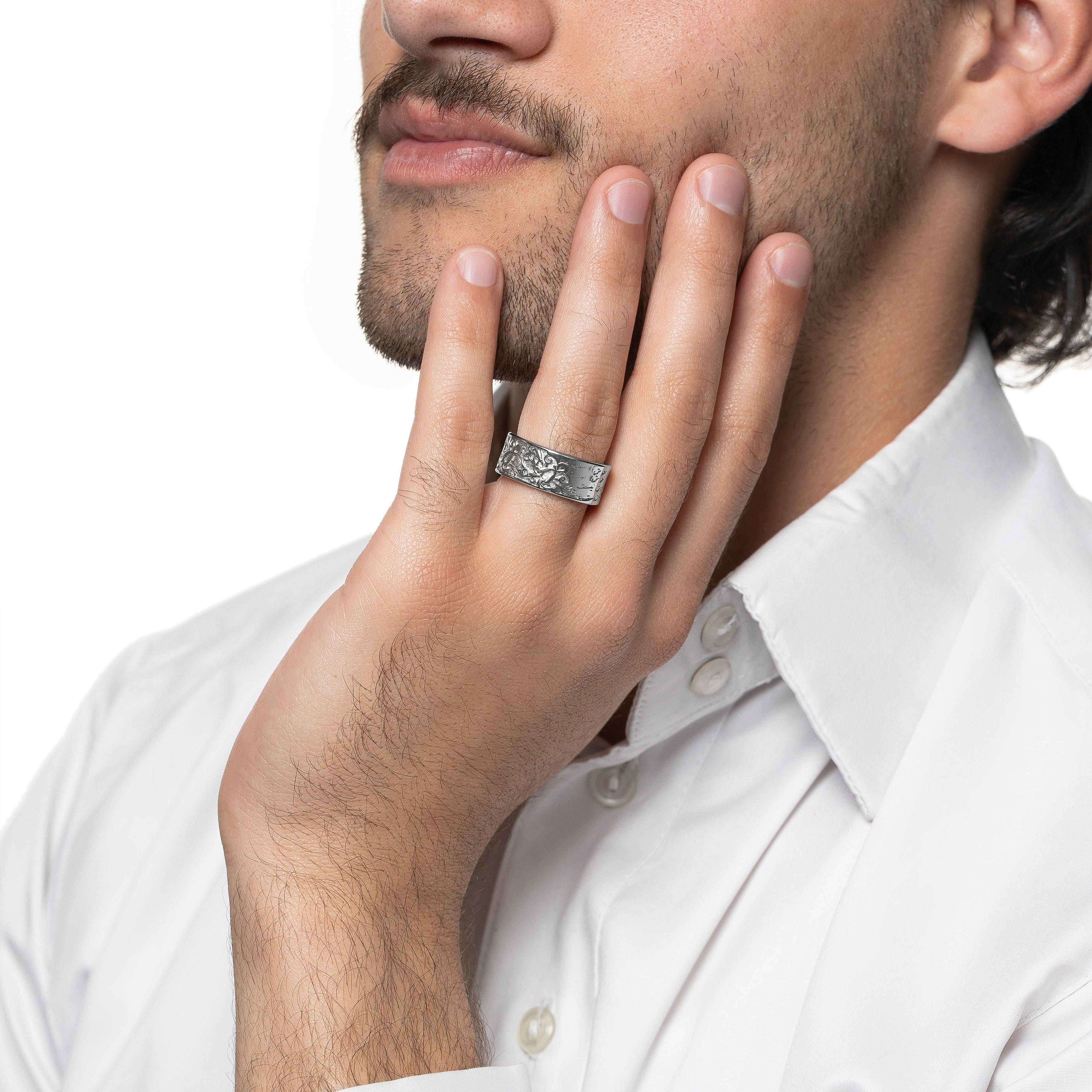 Be Happy About Today Poem Ring