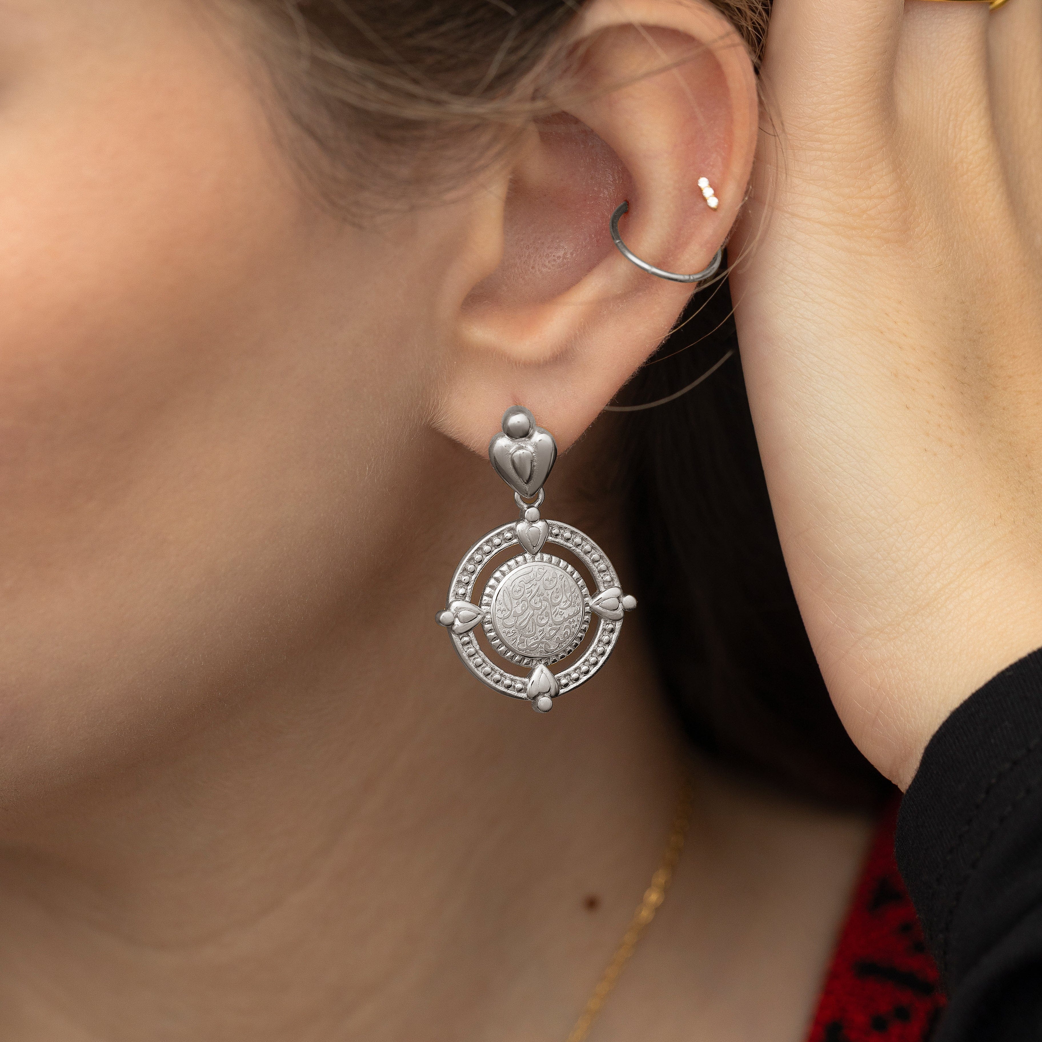"Perhaps you dislike what's good for you" Coin Earrings