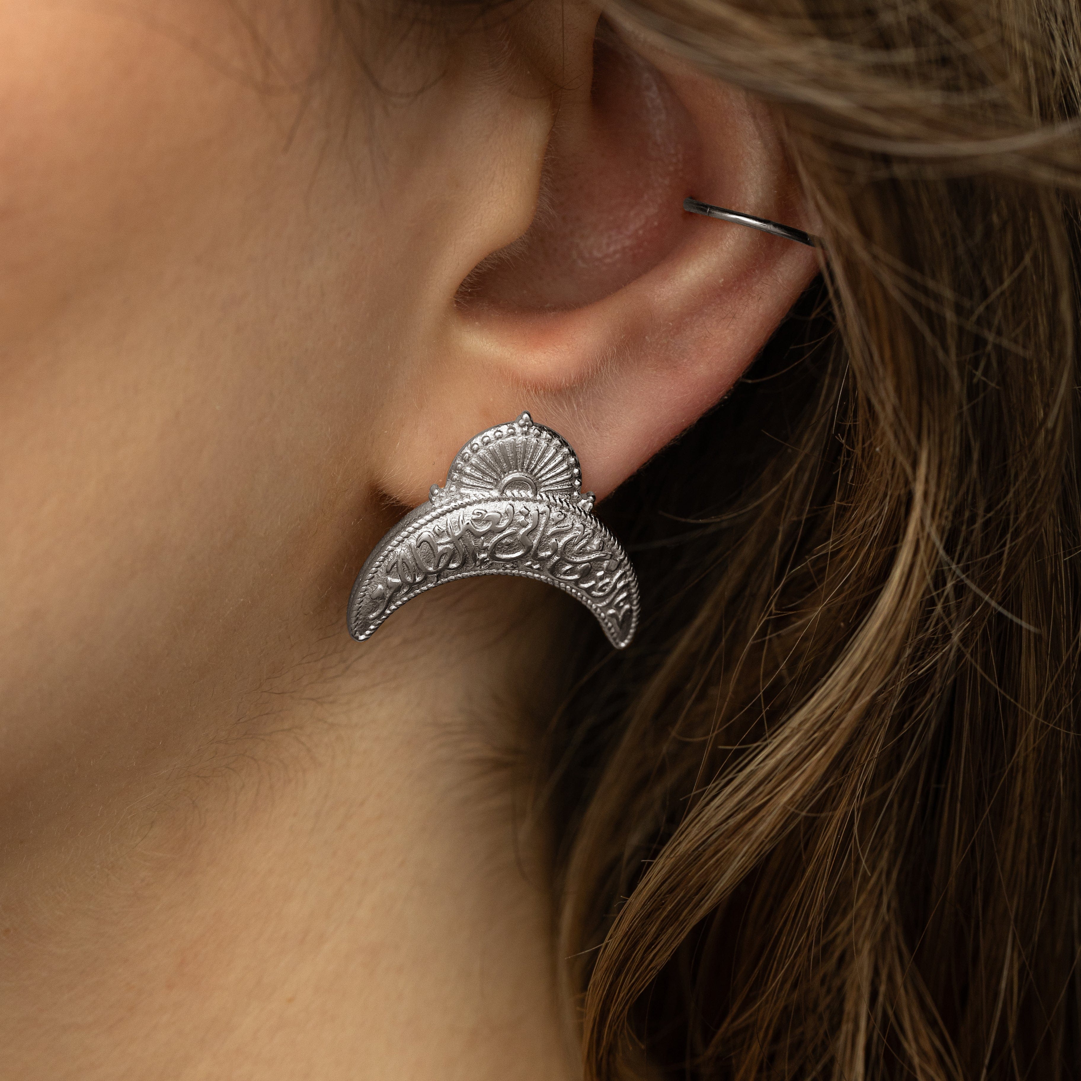 "Light Comes After Darkness" Moonfall Earrings