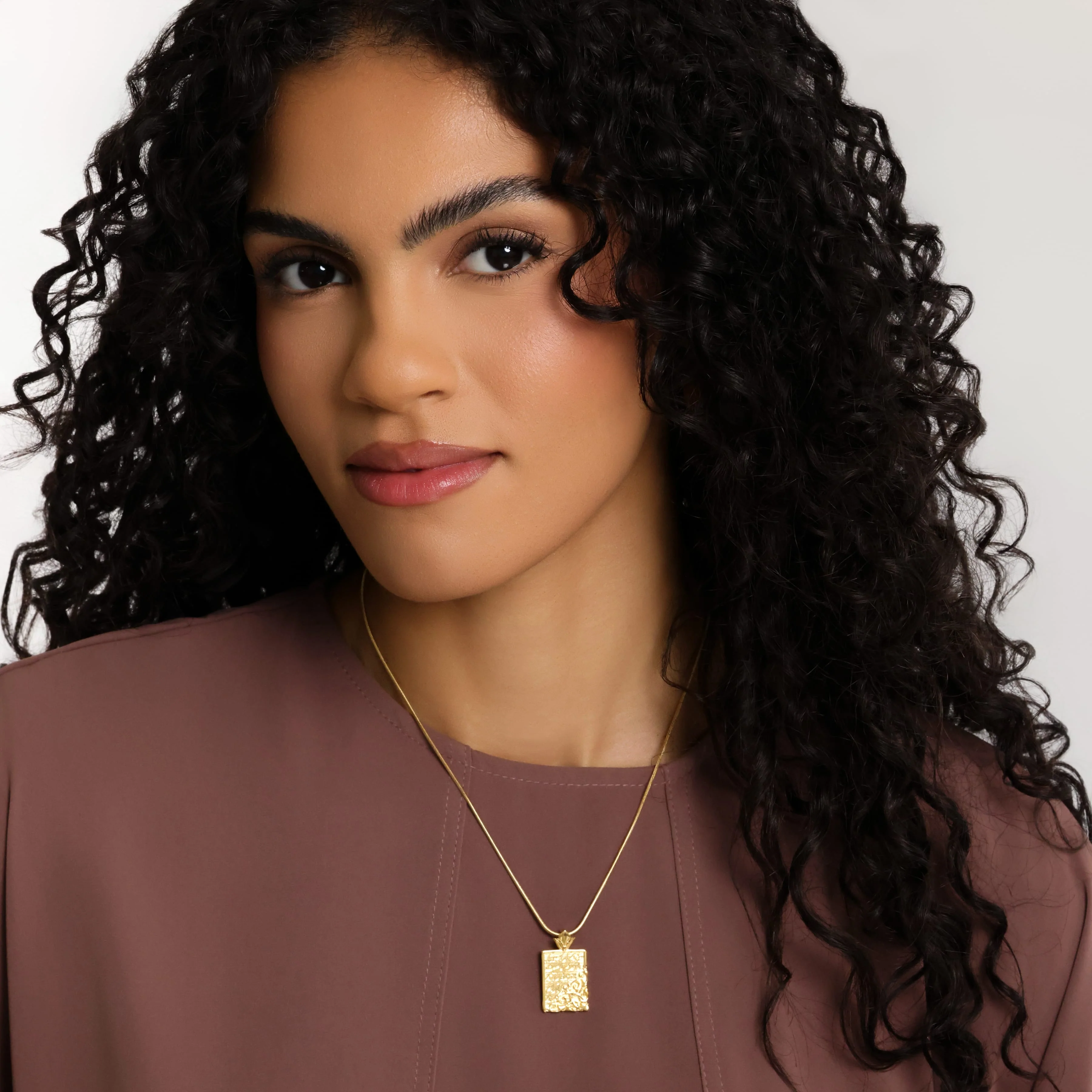 "Born to Move" Floral Poem Necklace