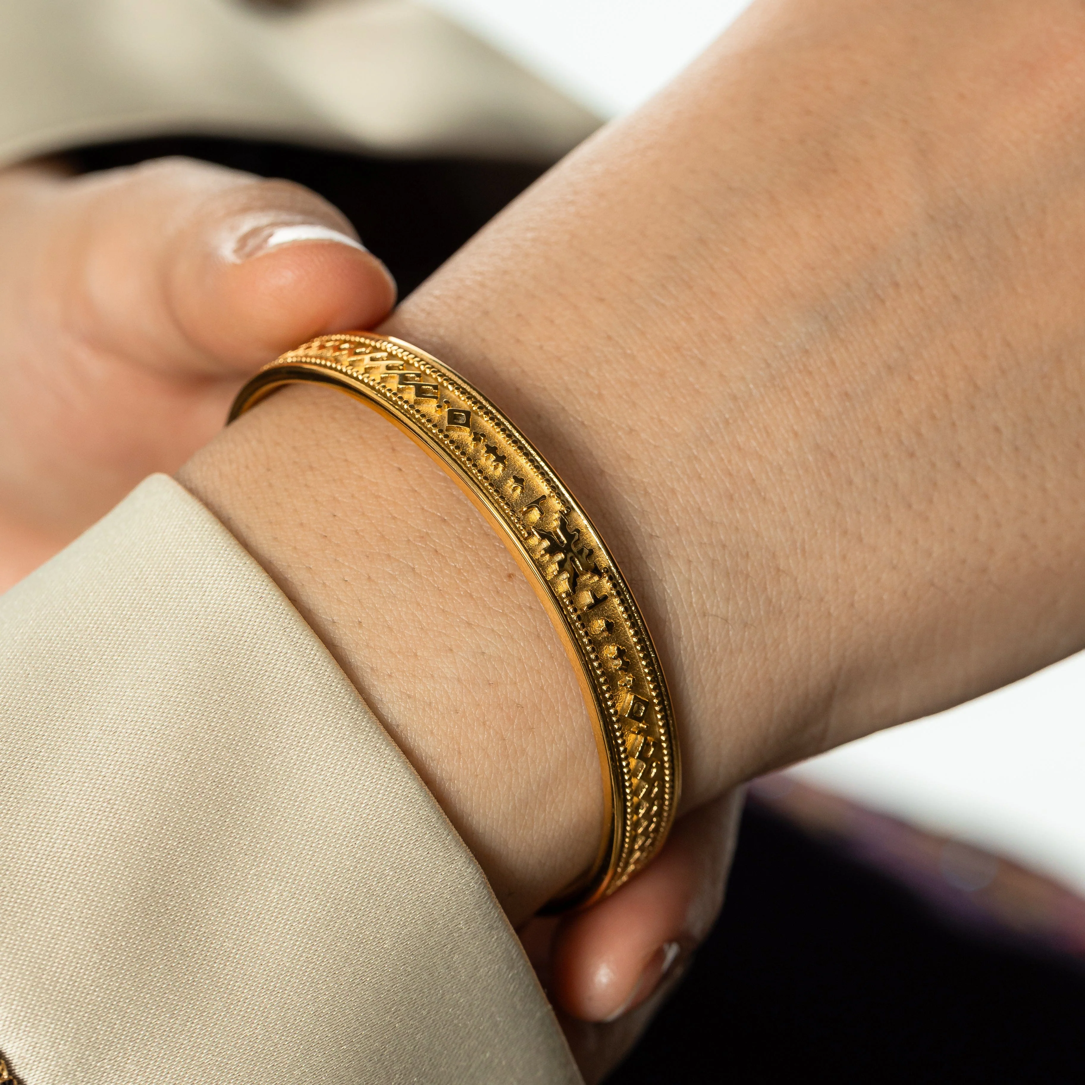 Slim Tatreez Cuff