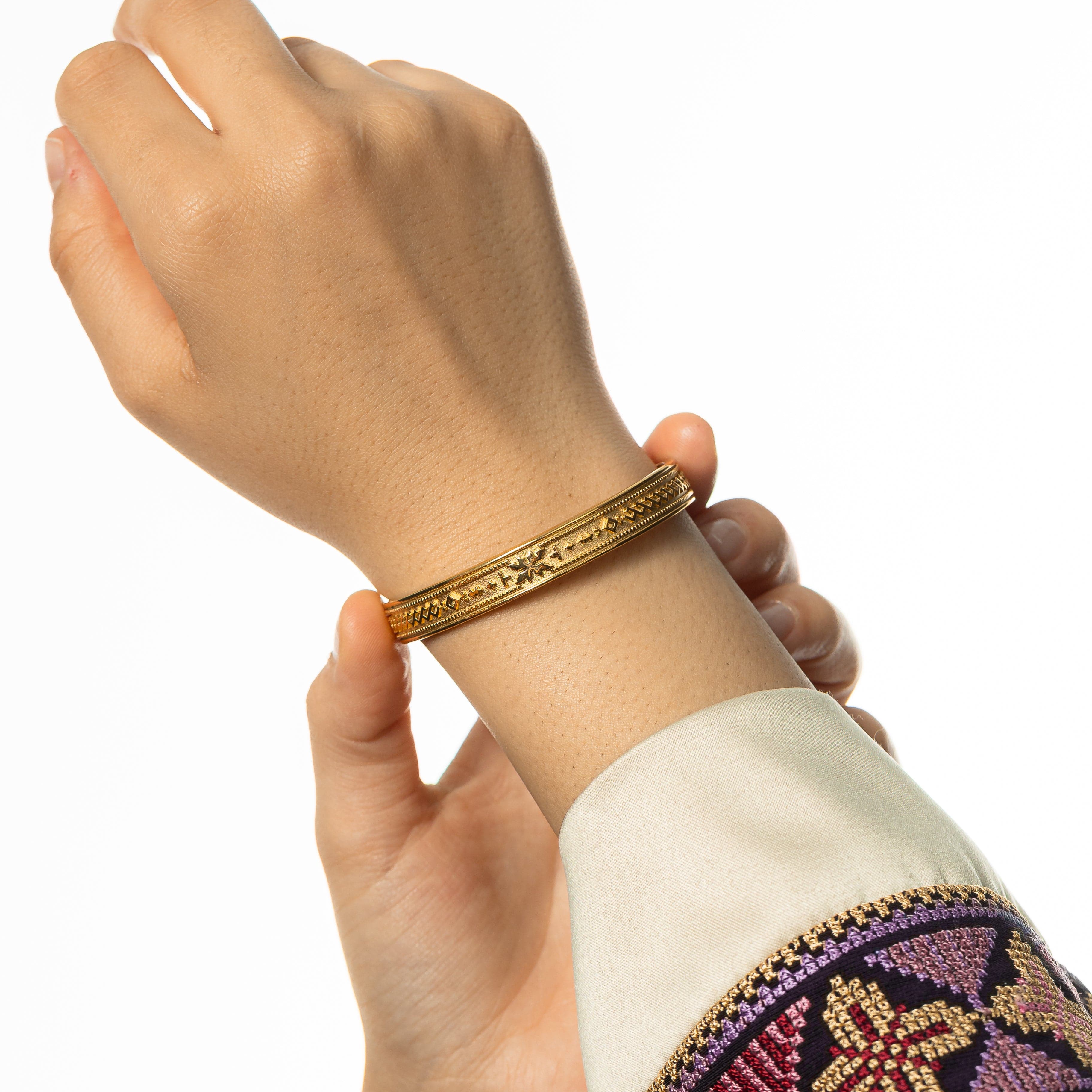 Slim Tatreez Cuff