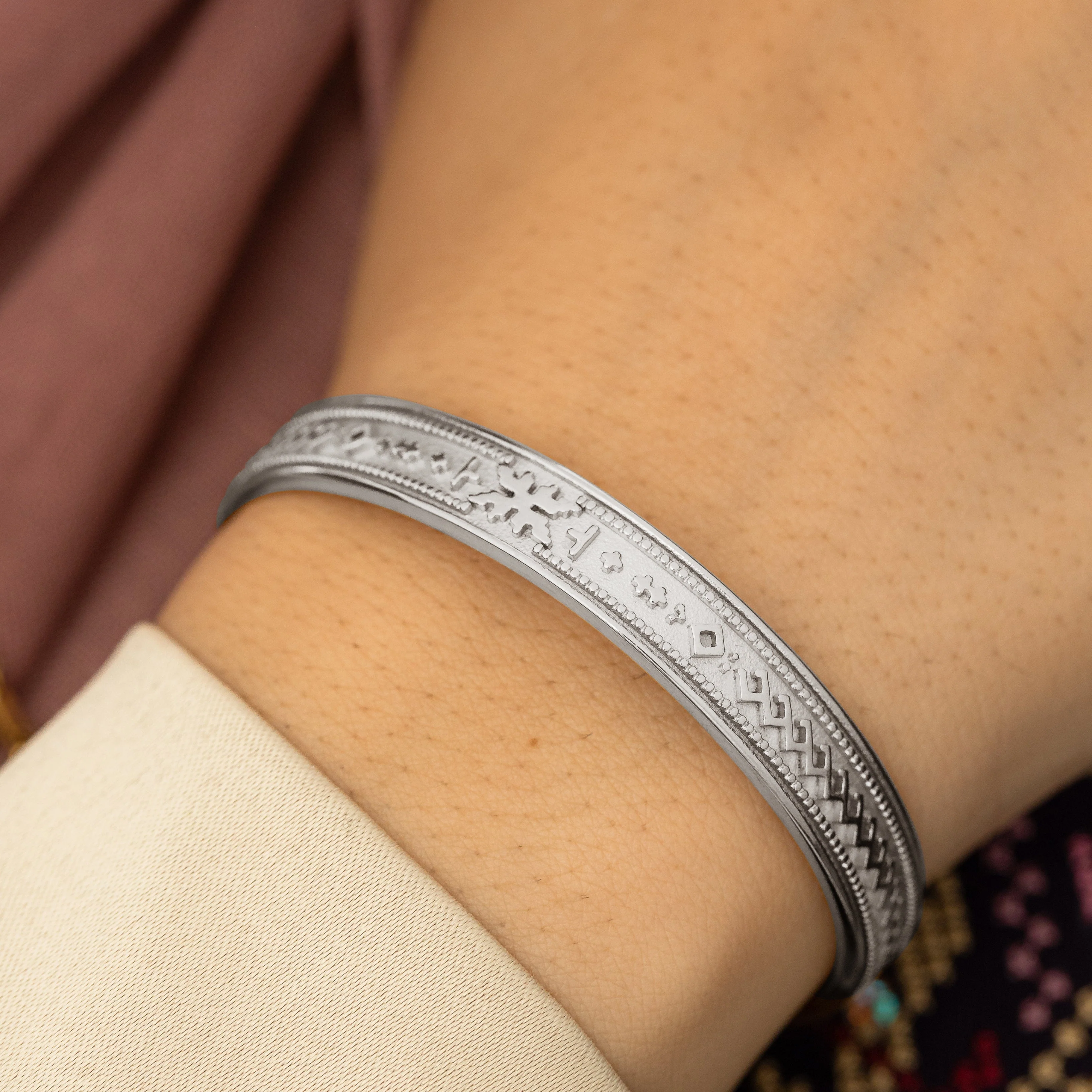 Slim Tatreez Cuff