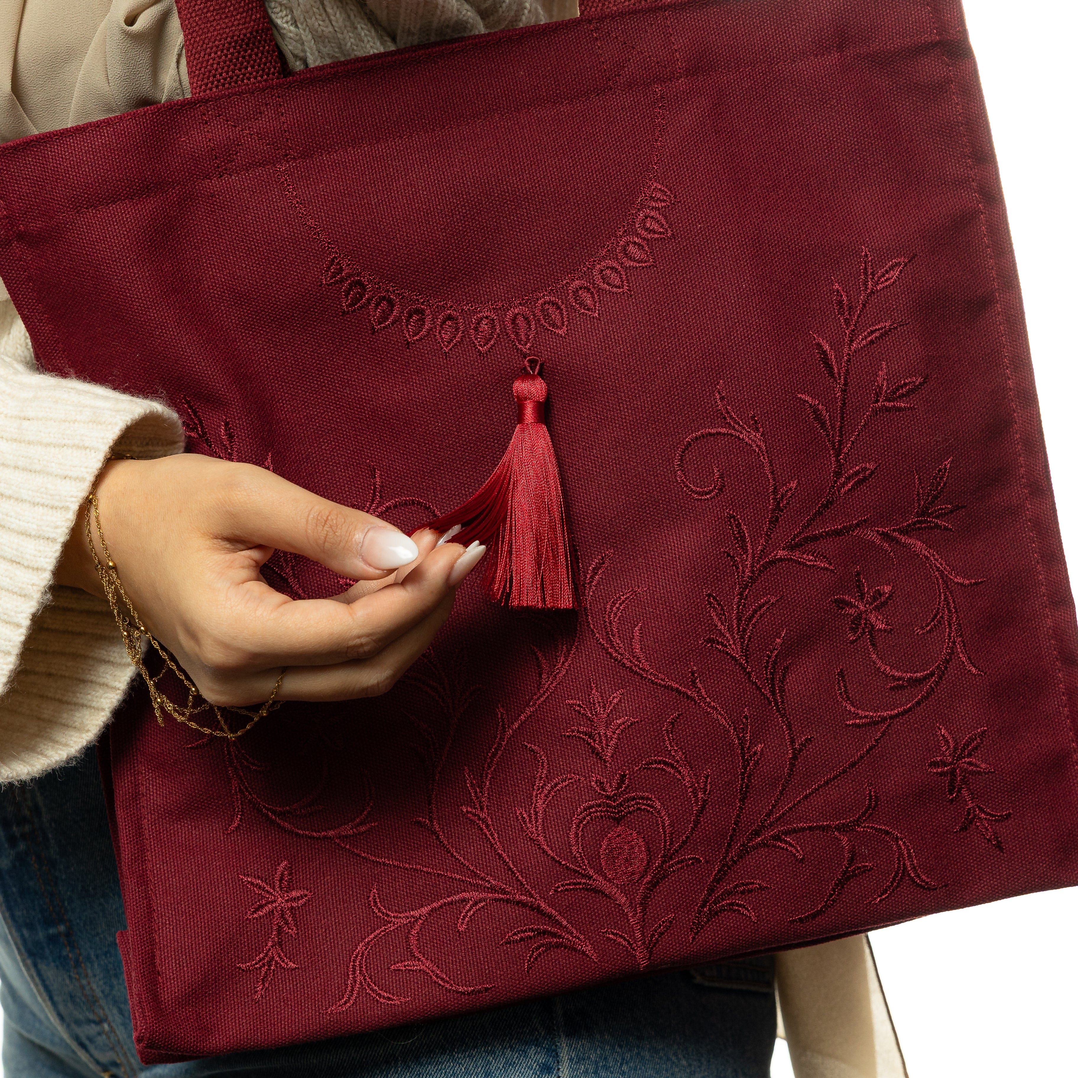 Mehndi Floral Tote
