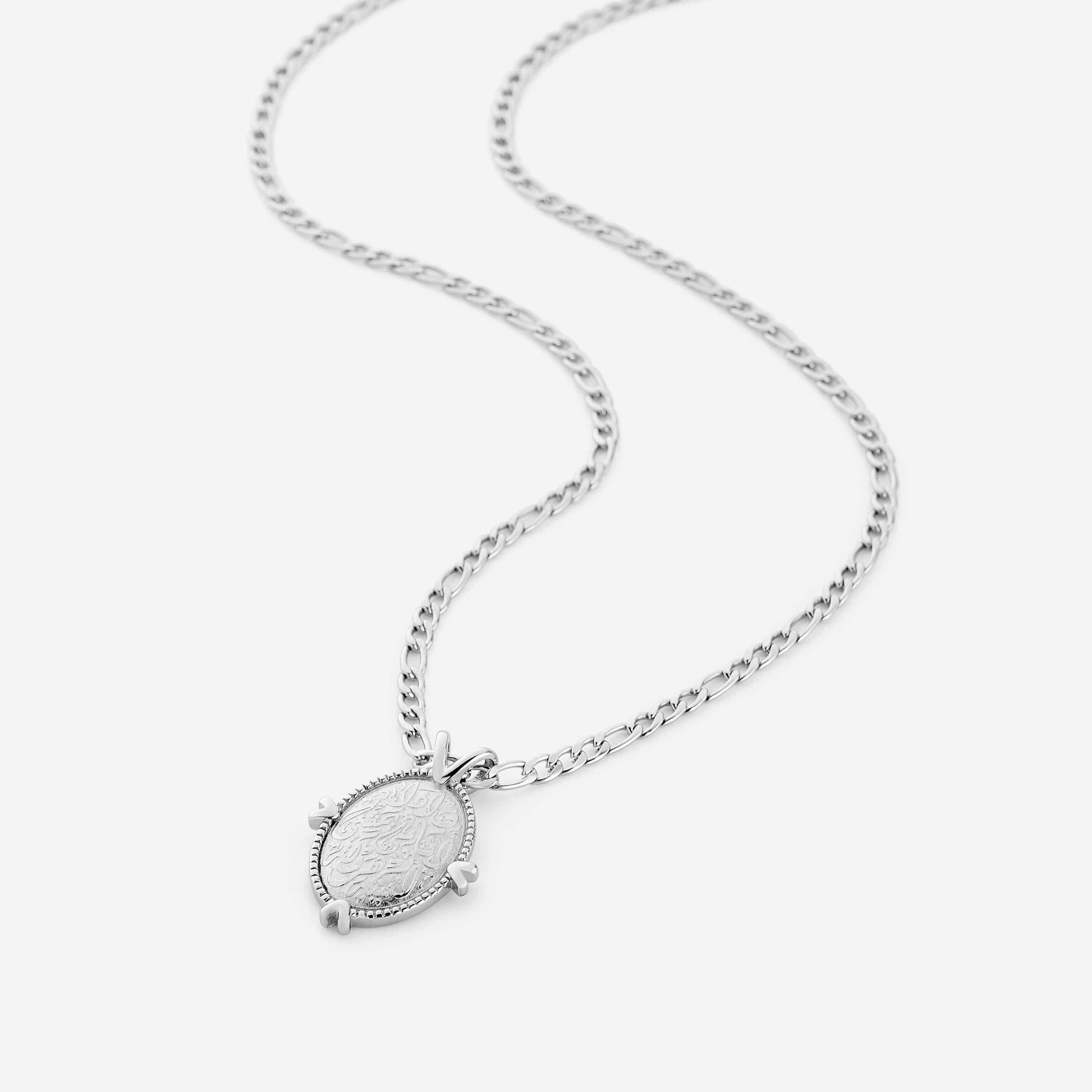 1414-walk-to-me-and-i-ll-run-to-you-medallion-necklace-men-1.jpg Walk to Me, and I'll run to you Medallion Necklace | Men