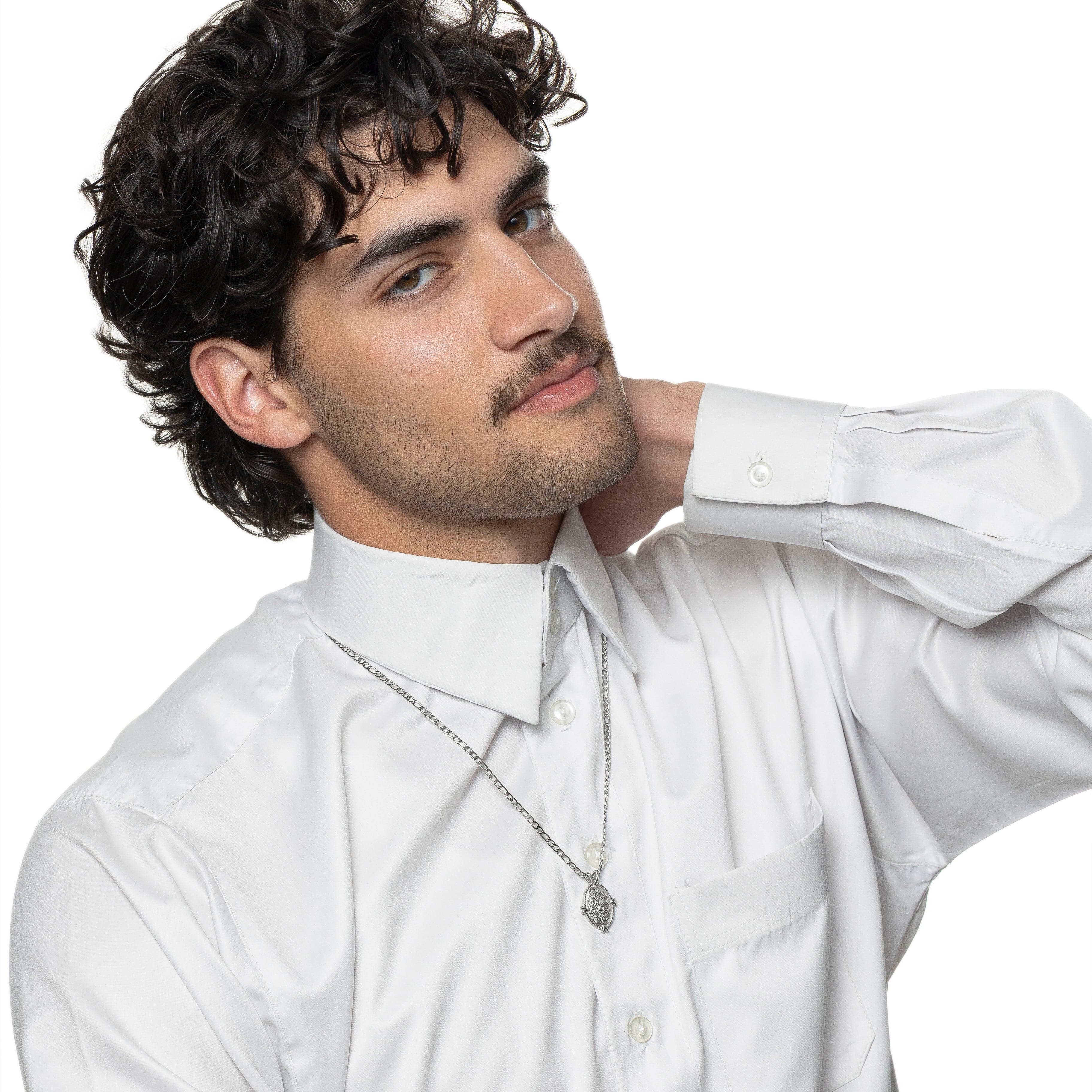 Walk to Me, and I'll run to you Medallion Necklace | Men