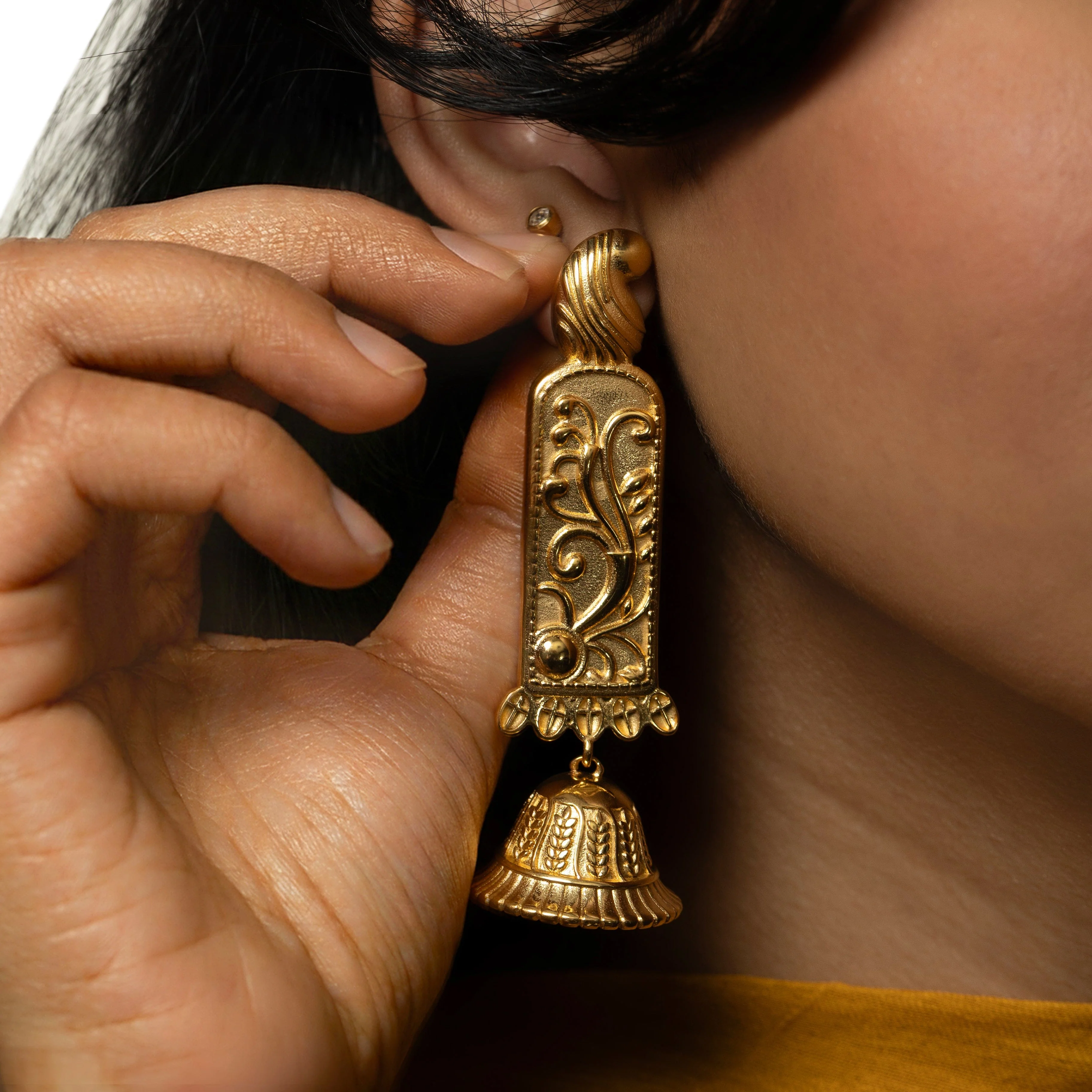 Jhumka Paisley Earrings