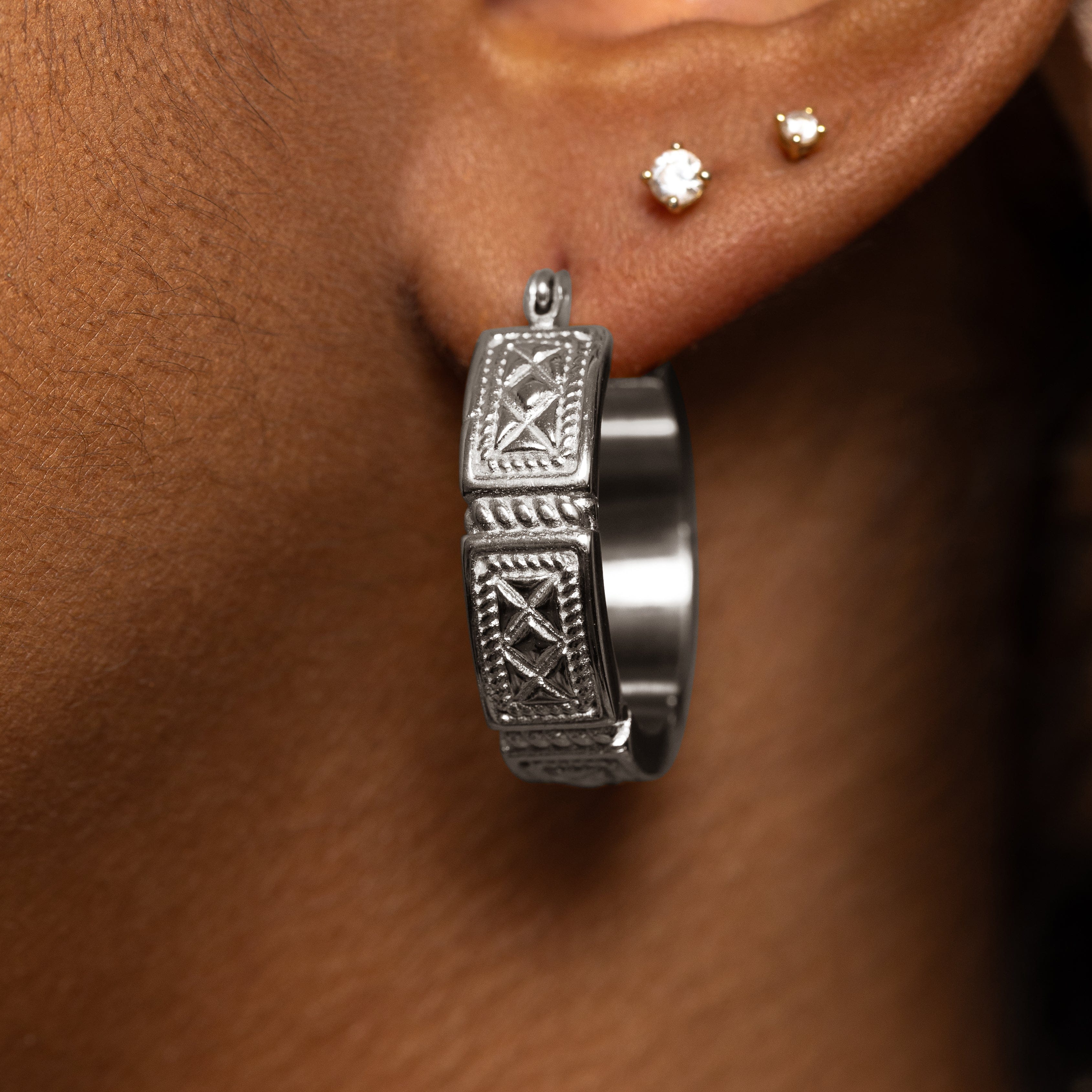 Damascus Tile Earrings