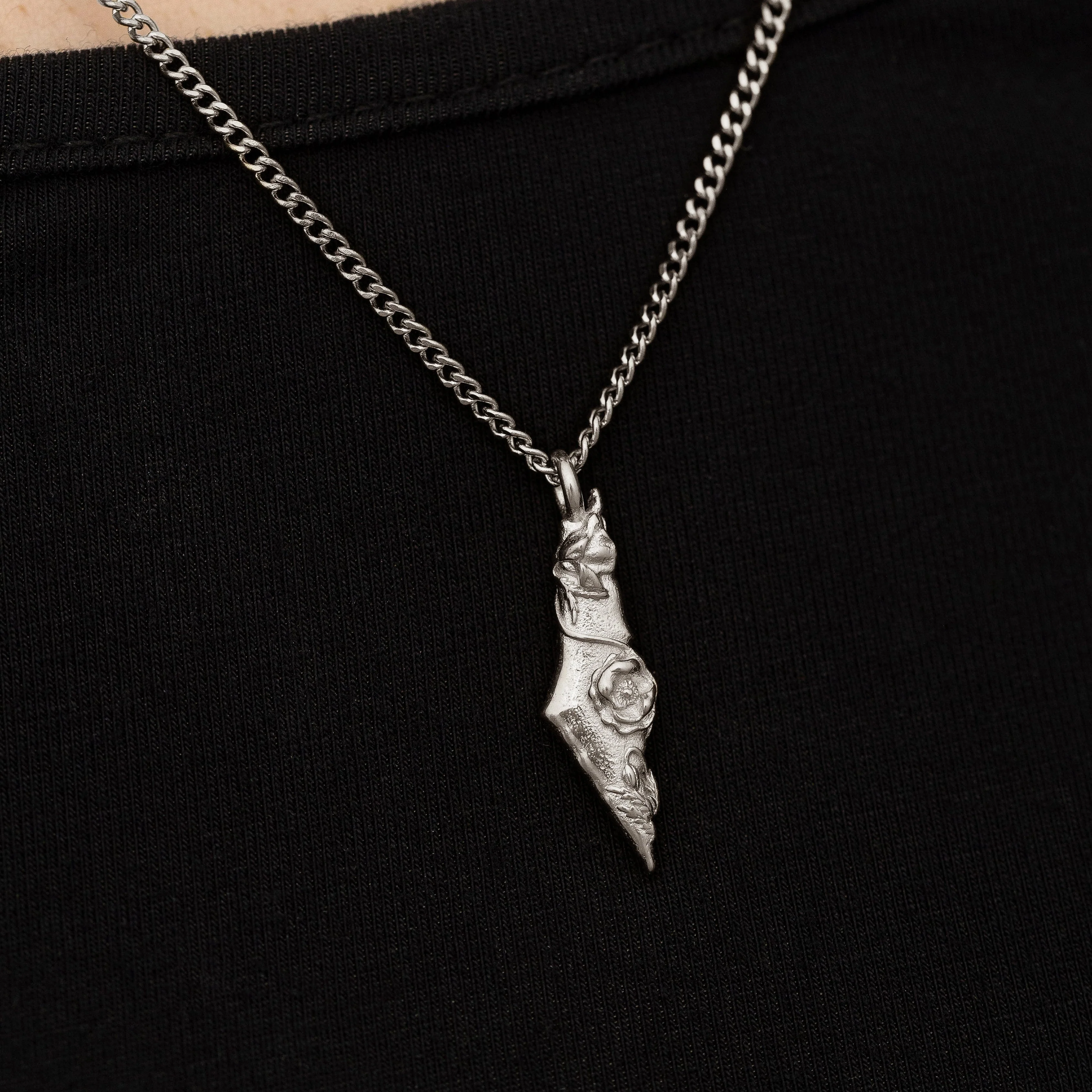 Palestine Poppy Necklace