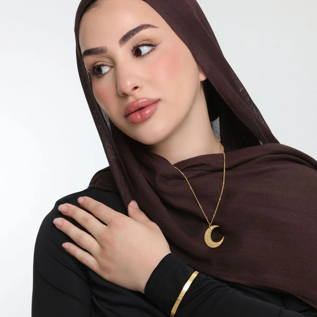 Ayatul Kursi Crescent Necklace