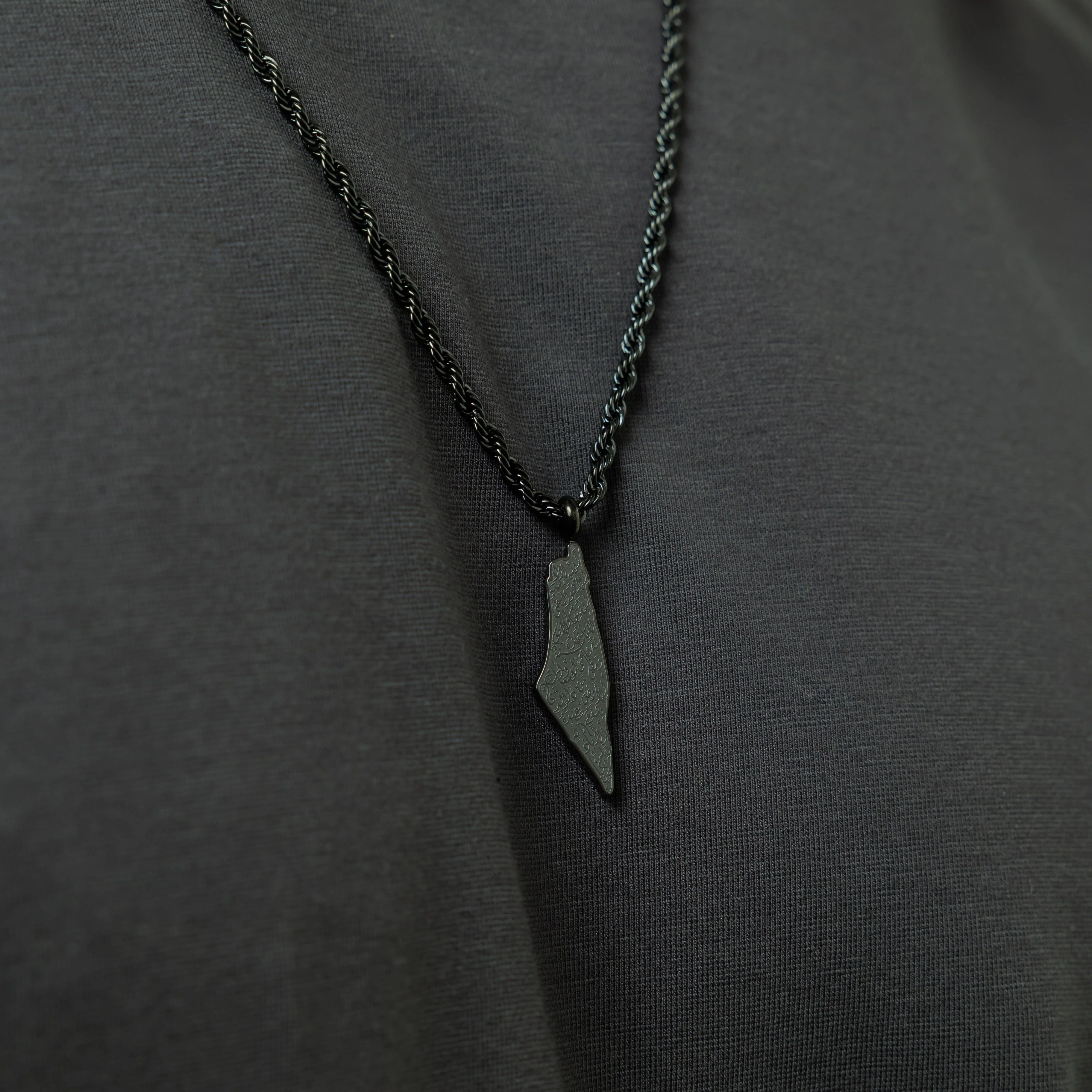 Ayatul Kursi Country Map Necklace | Men