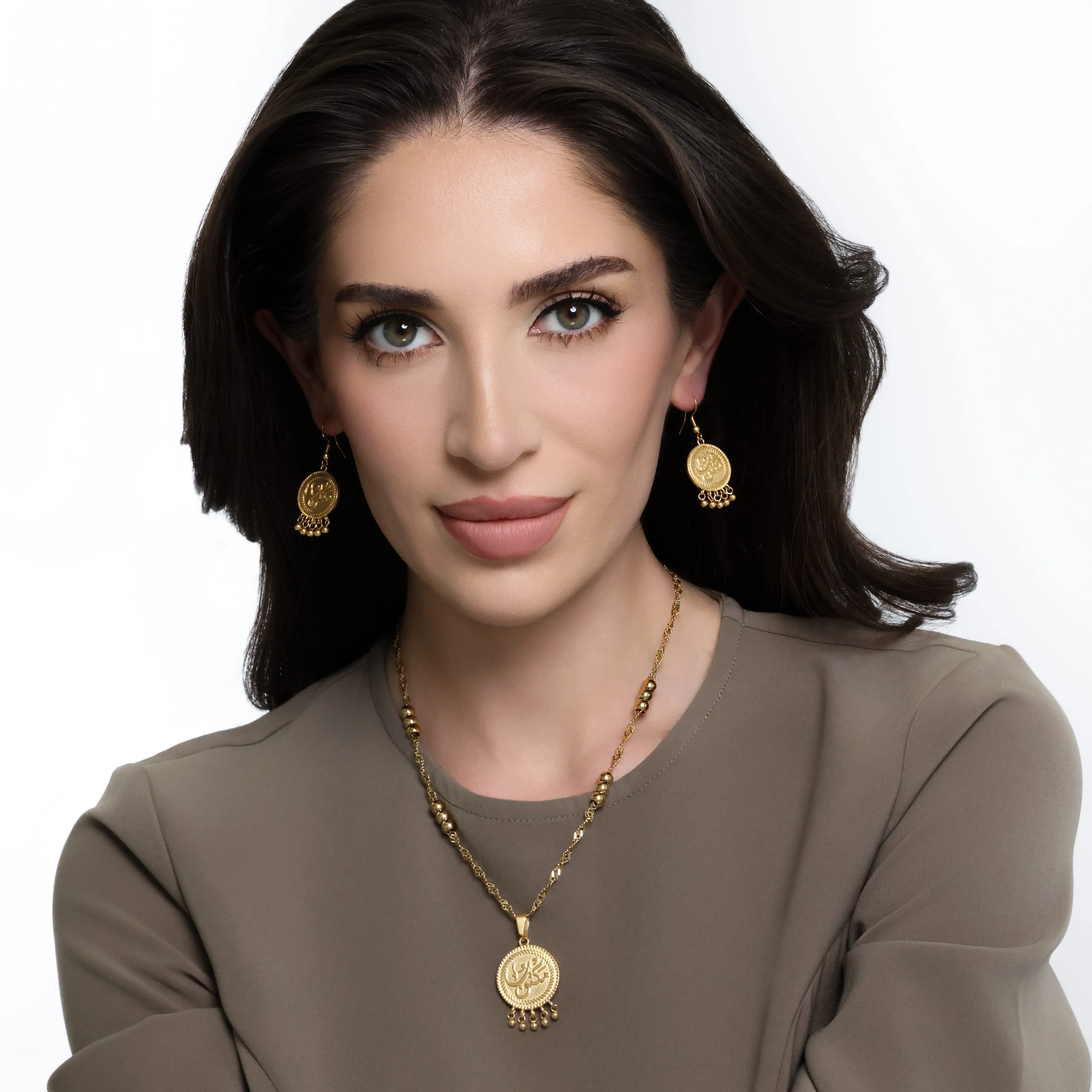 "Maktub" Vintage Coin Earrings
