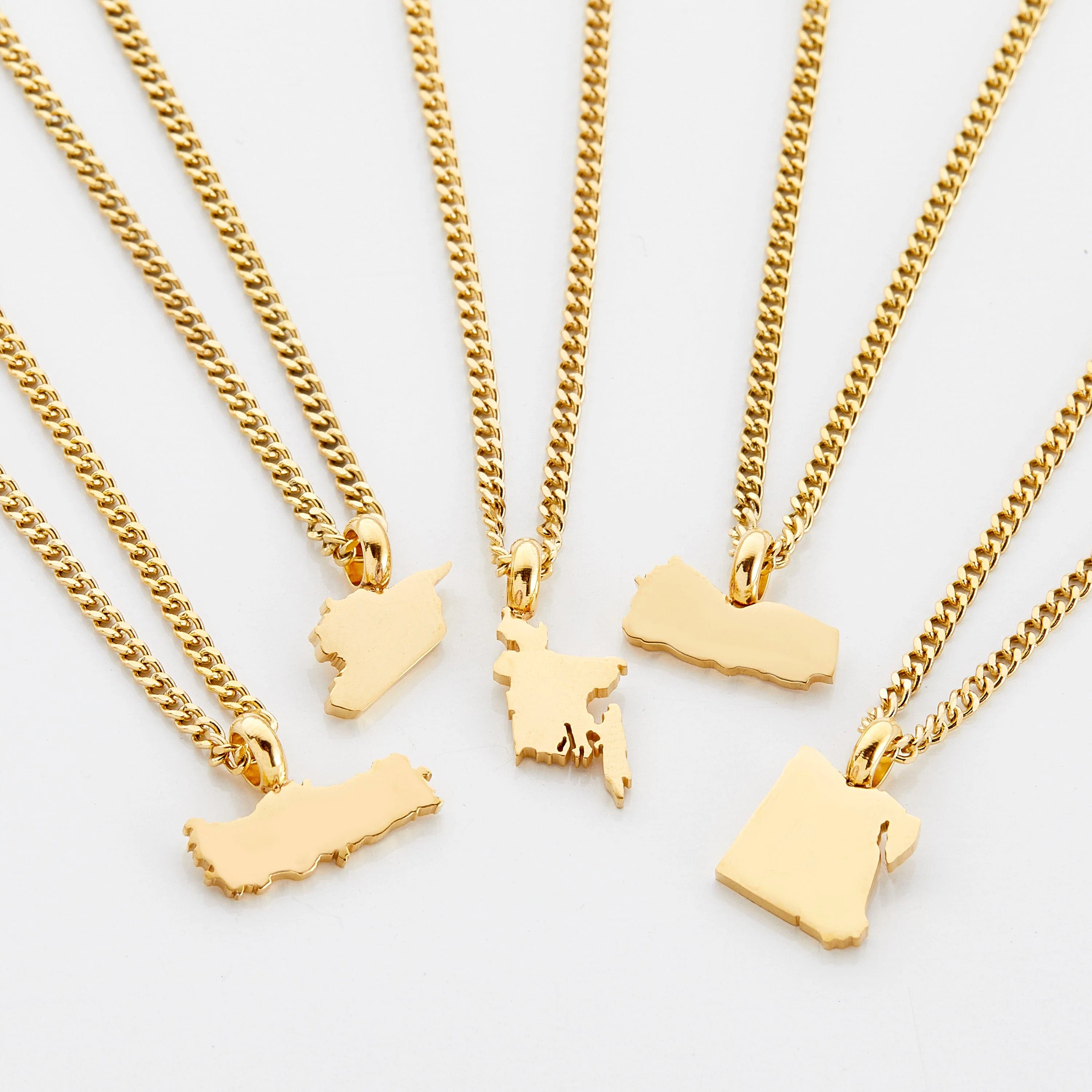 Country Map Necklace | Kids