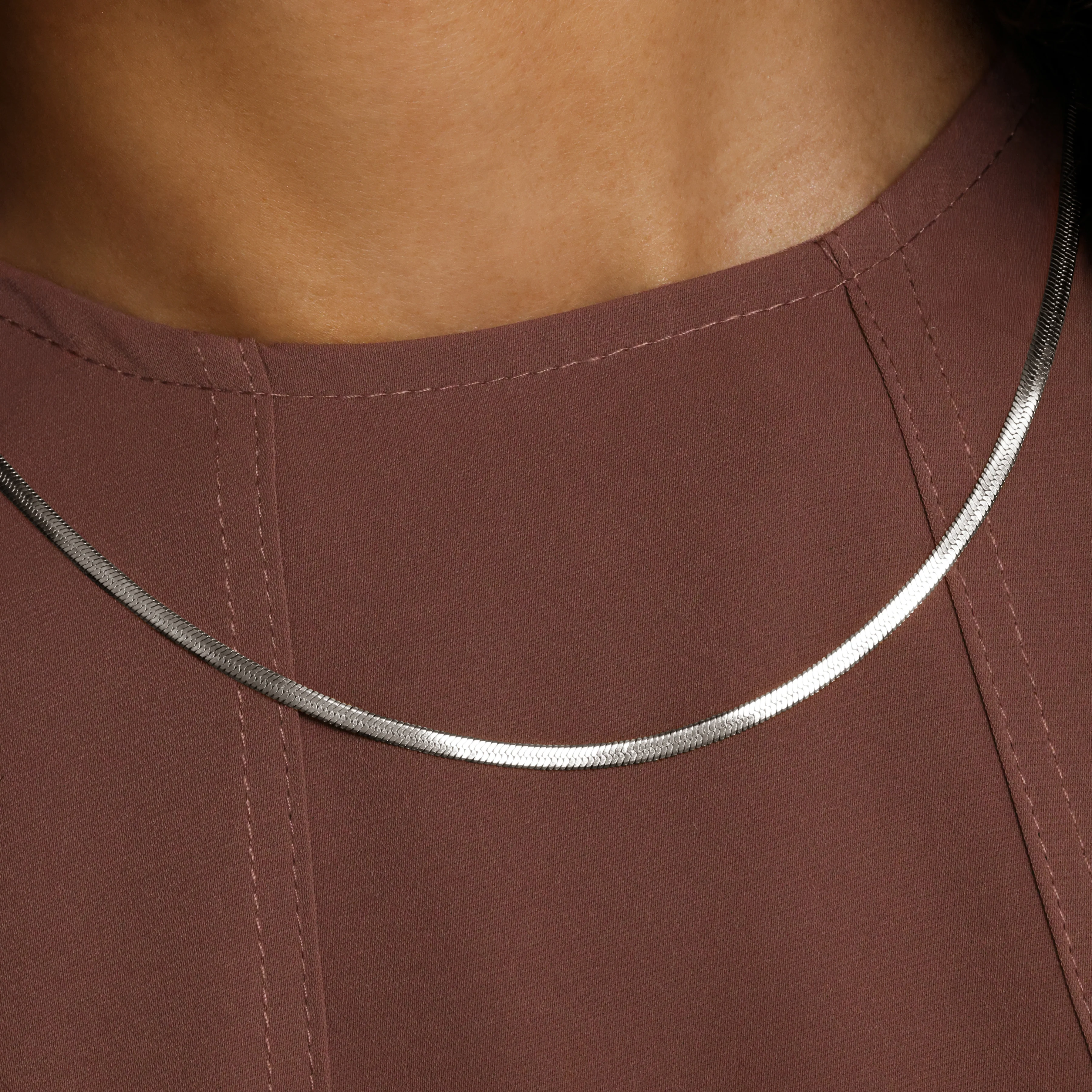 Herringbone Chain Necklace