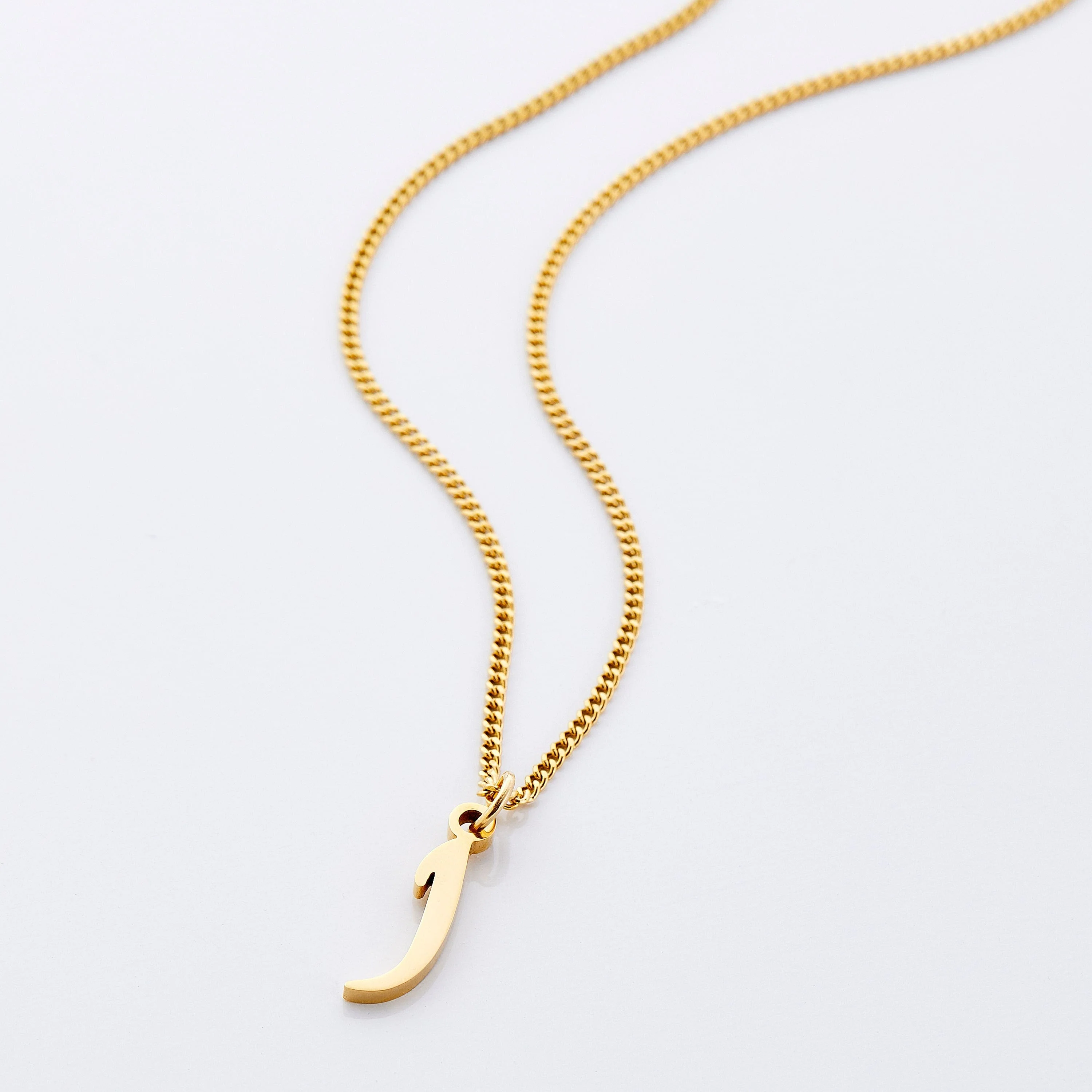 Hanging Arabic Letter Necklace