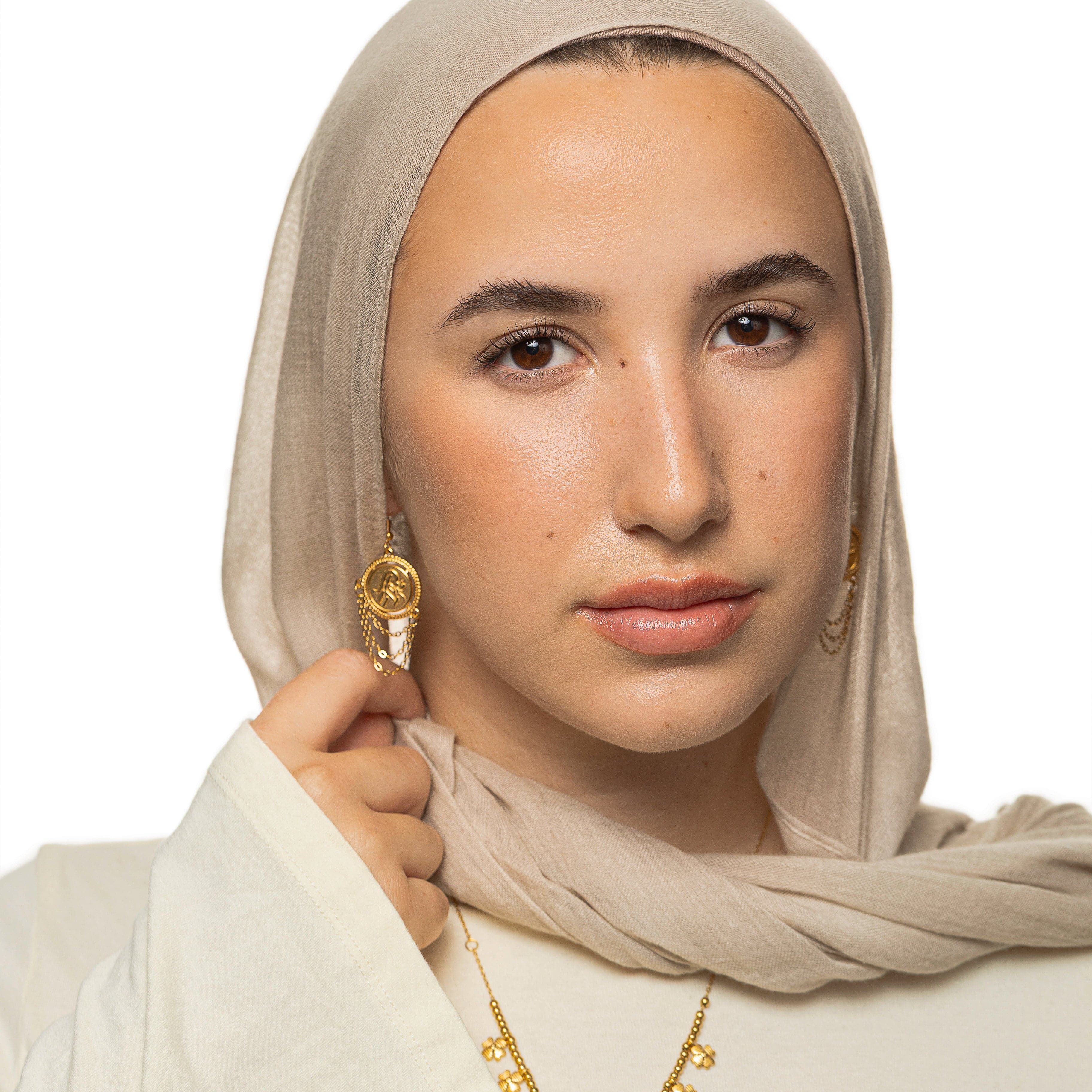 Salam Vintage Token Earrings