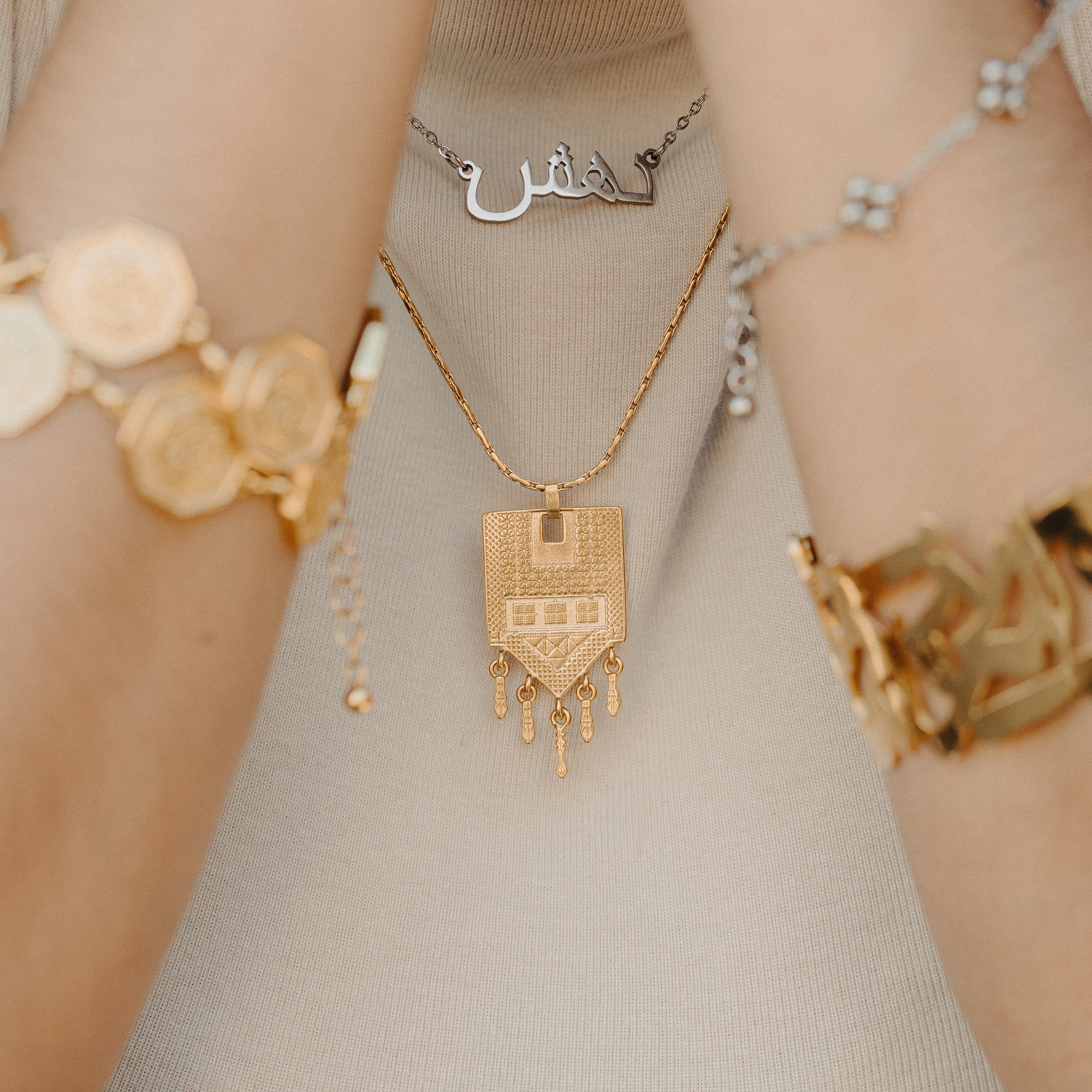 Raining Tatreez Necklace