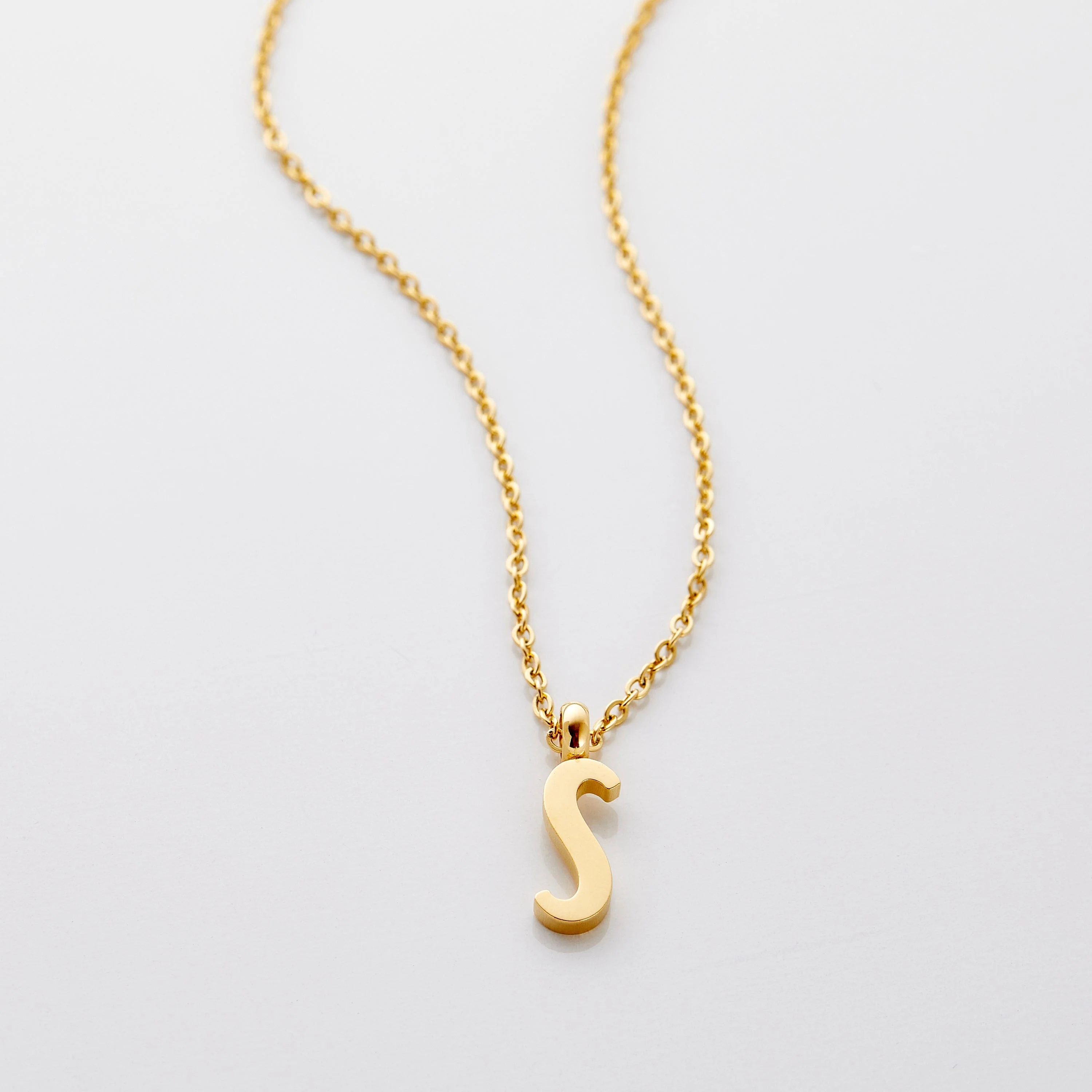 English Letter Necklace