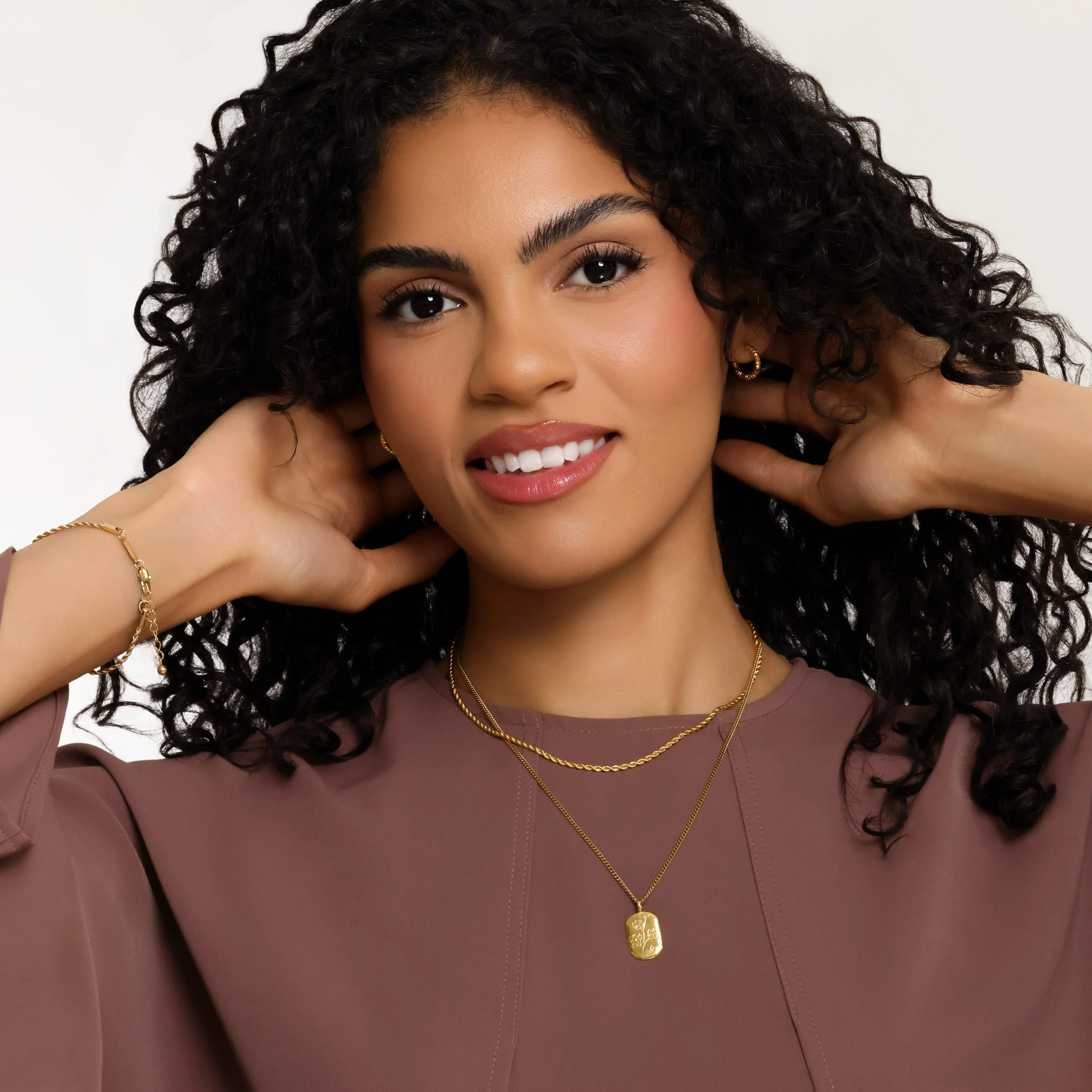 Palestine Poppy Stamp Necklace
