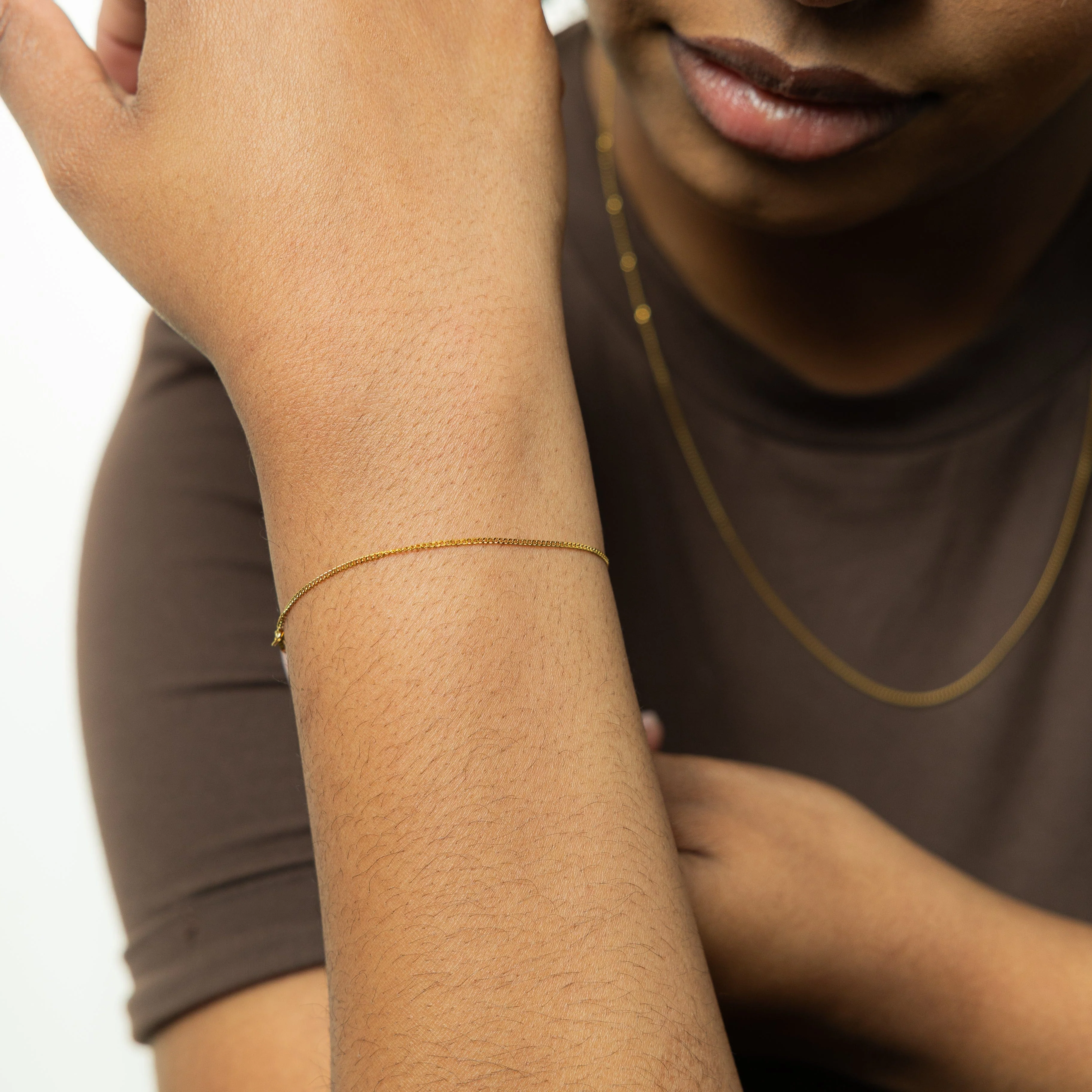 Micro Curb Bracelet | Women