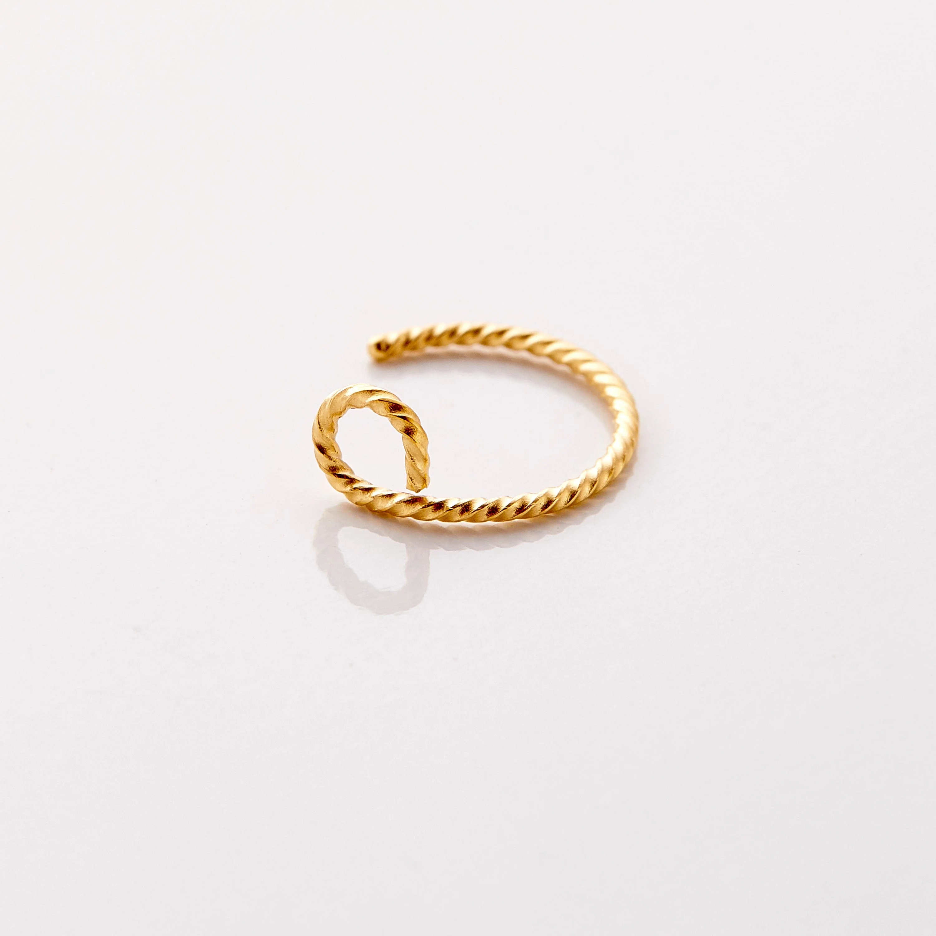 Faux Twirl Nose Hoop