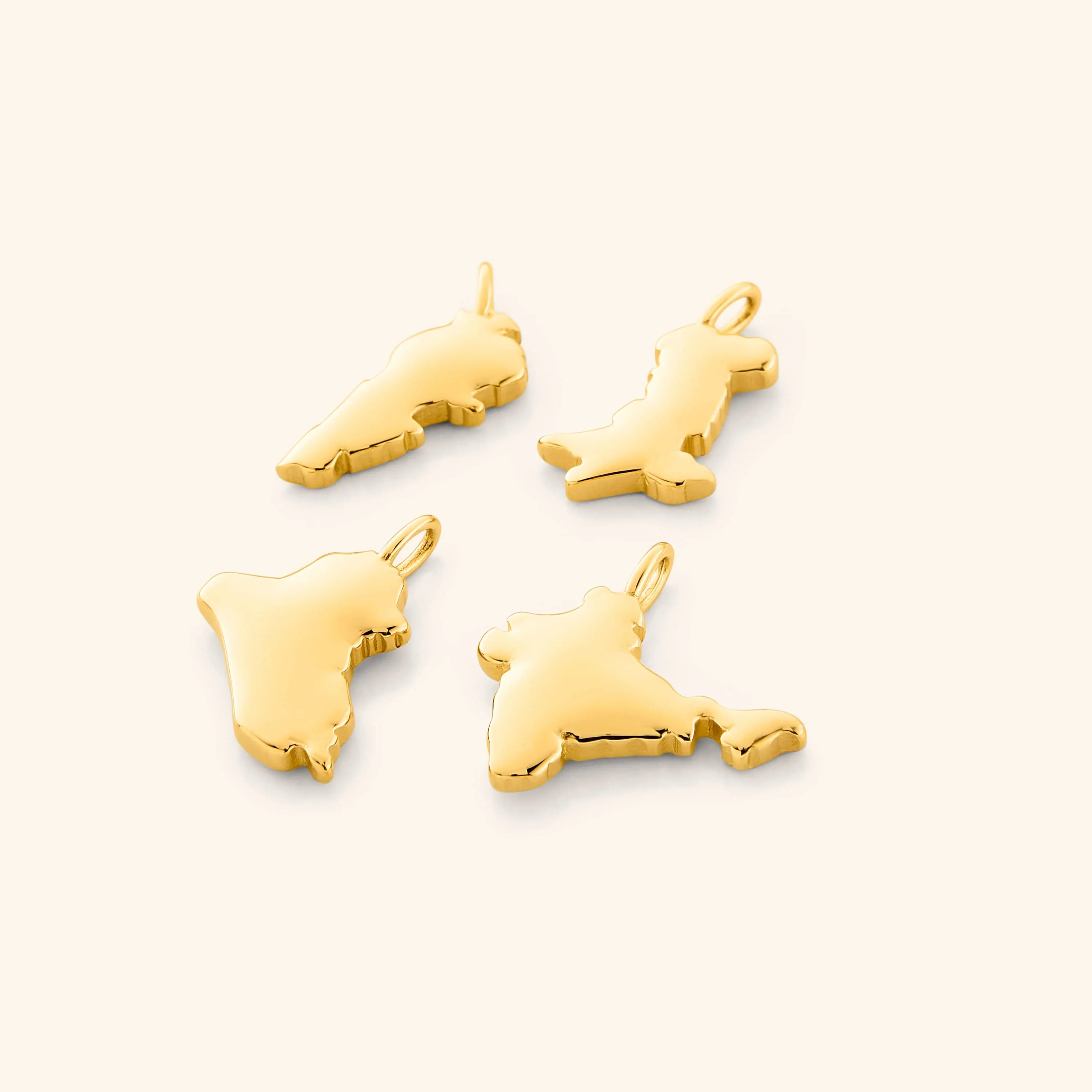 Country Map Charm