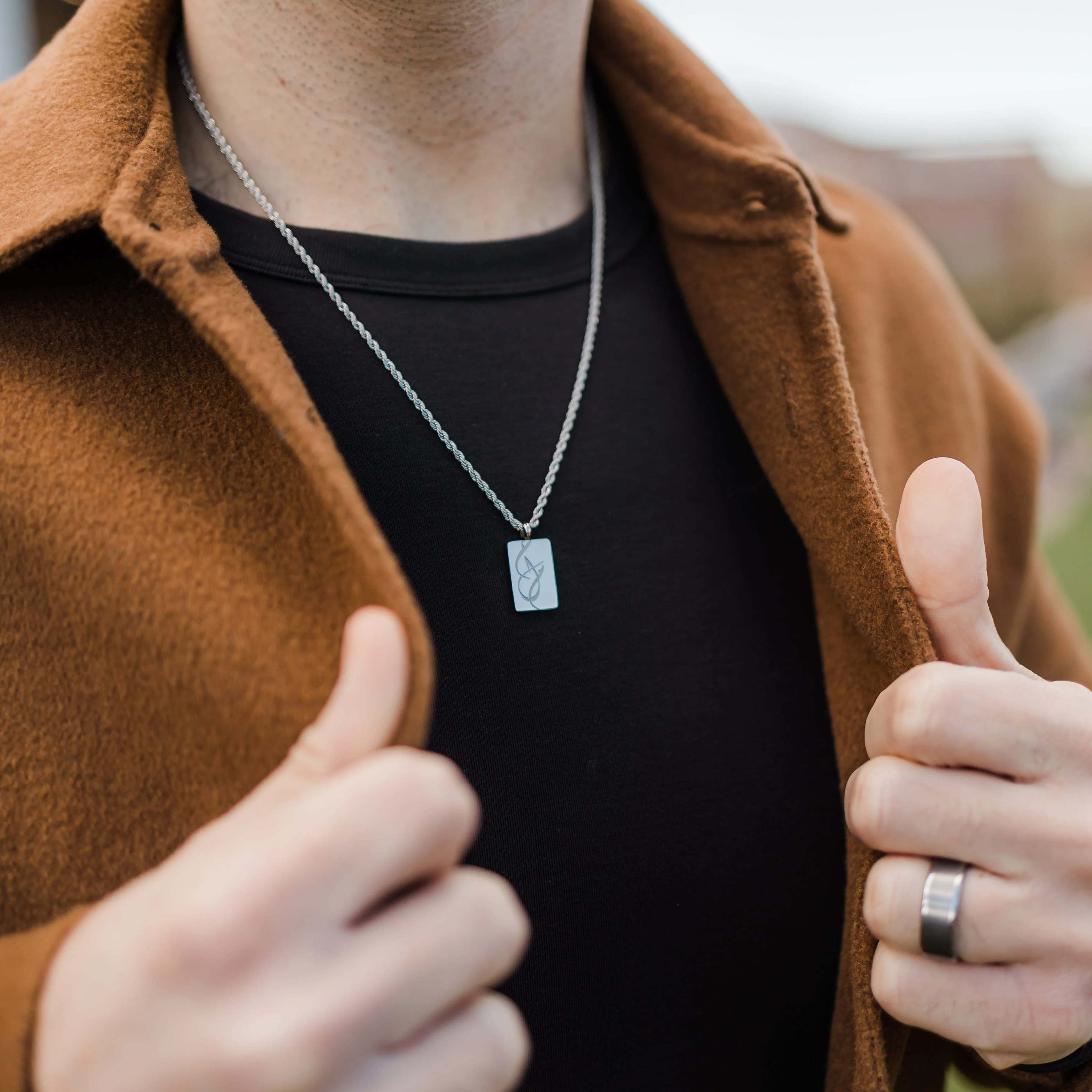 Dream / حلم Calligraphy Necklace | Men