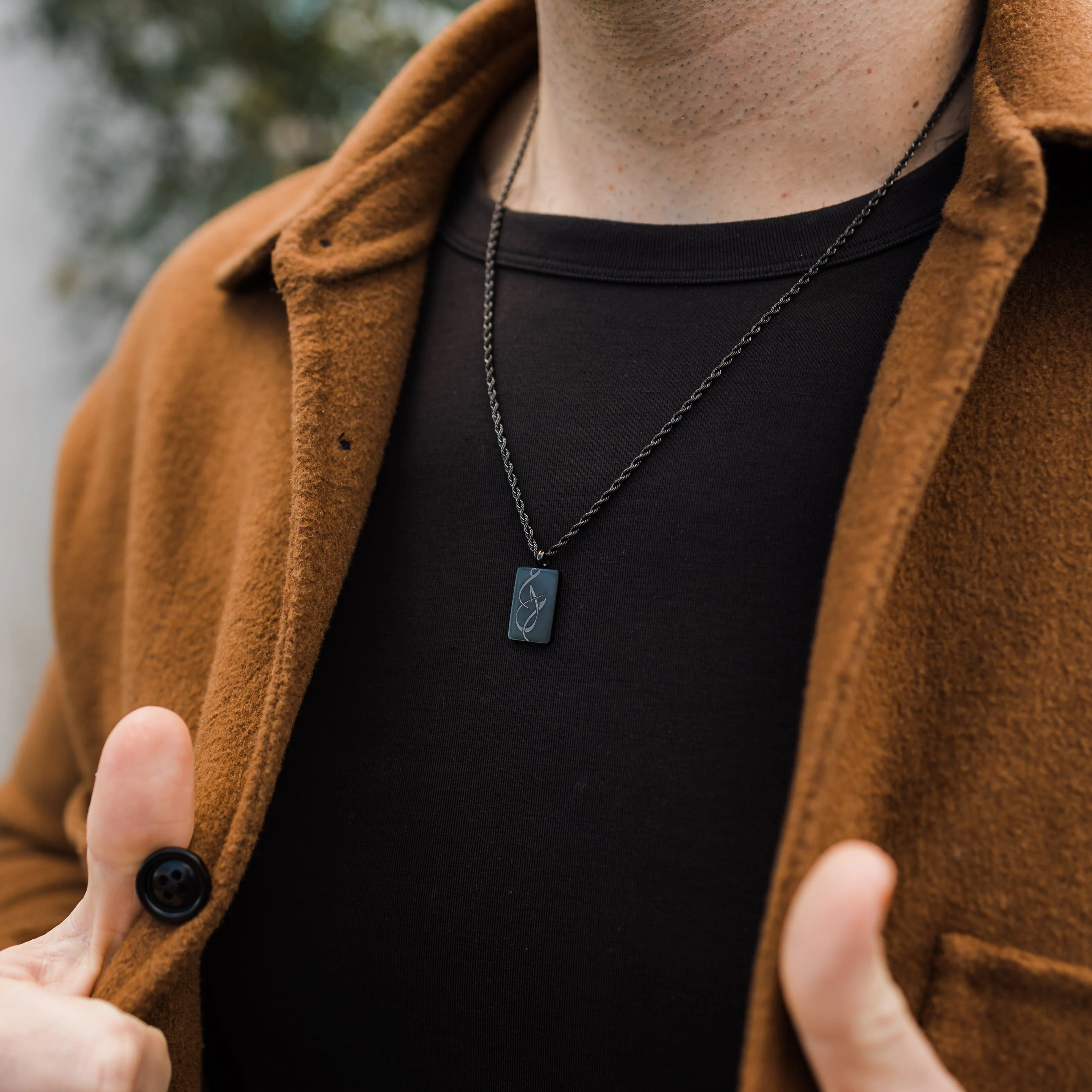 Dream / حلم Calligraphy Necklace | Men