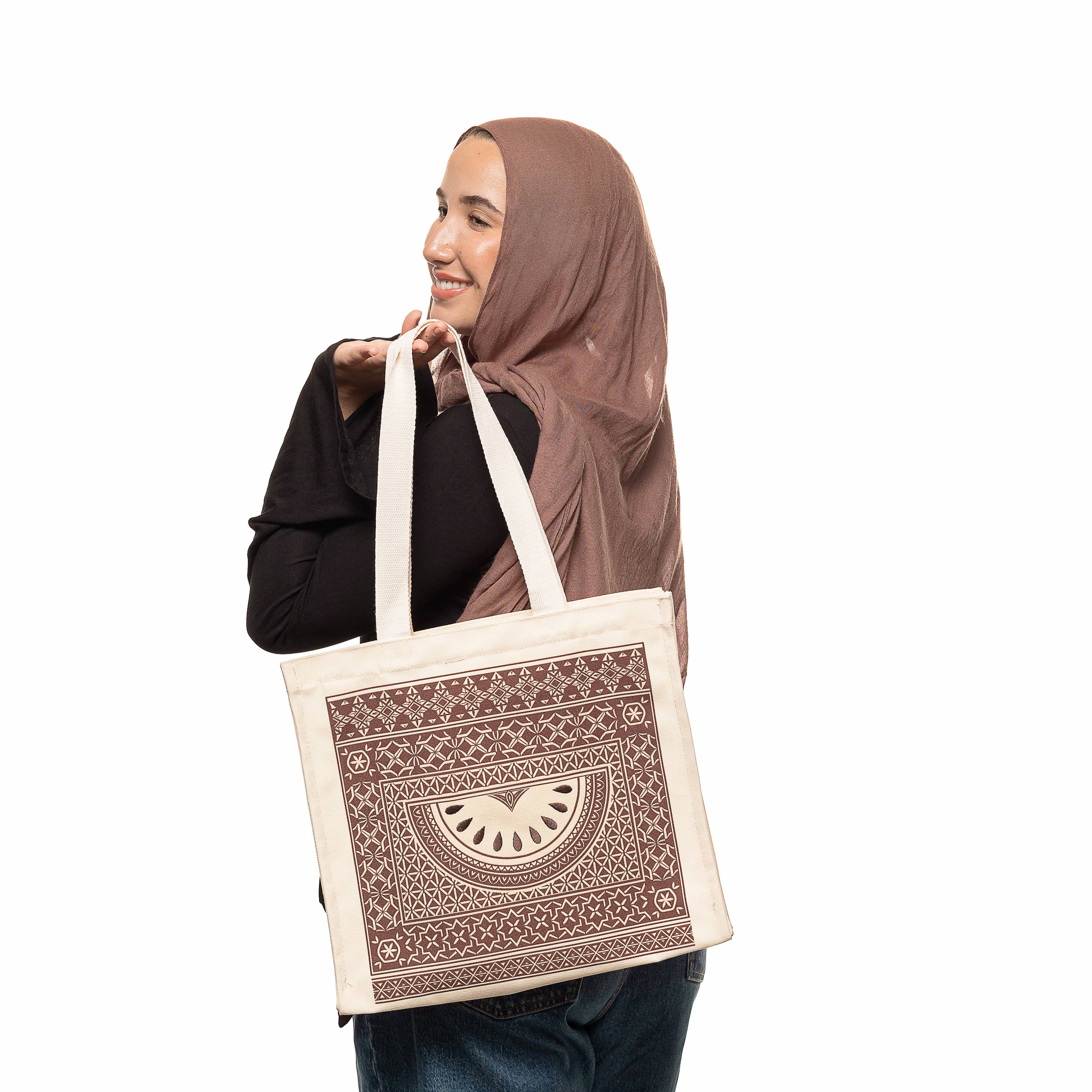 Damascus Mosaic Watermelon Tote