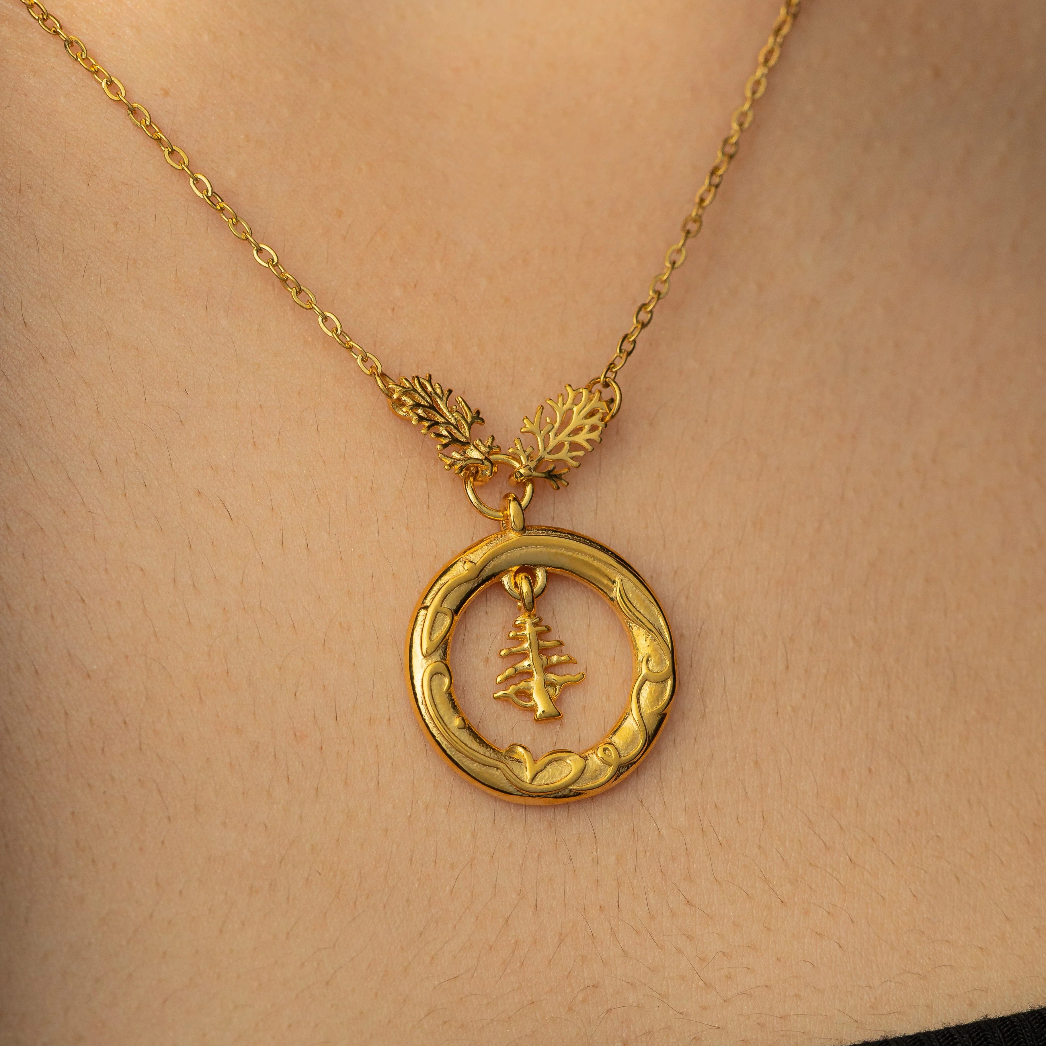 "Love of the Homeland" Lebanon Cedar Necklace | Women