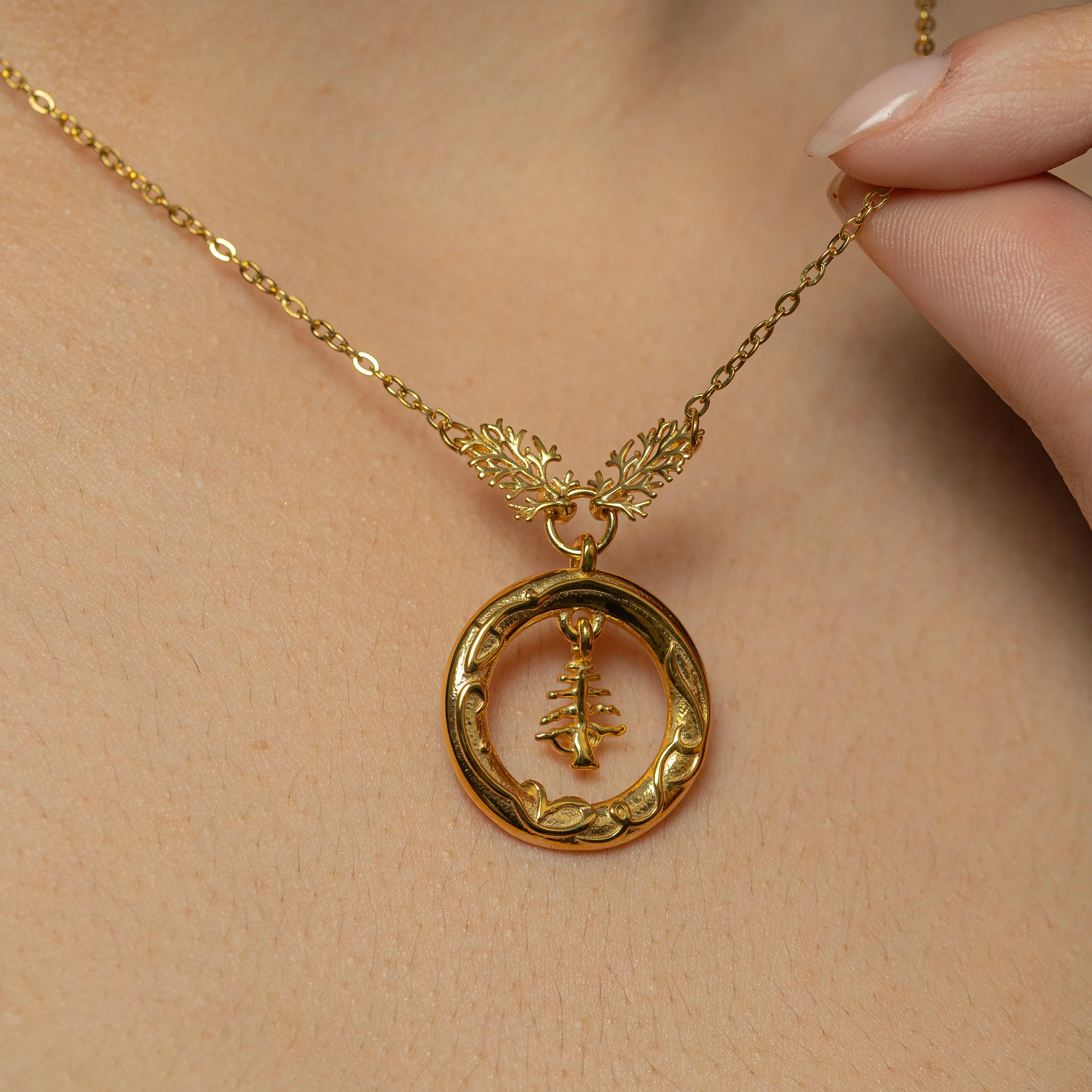 "Love of the Homeland" Lebanon Cedar Necklace | Women