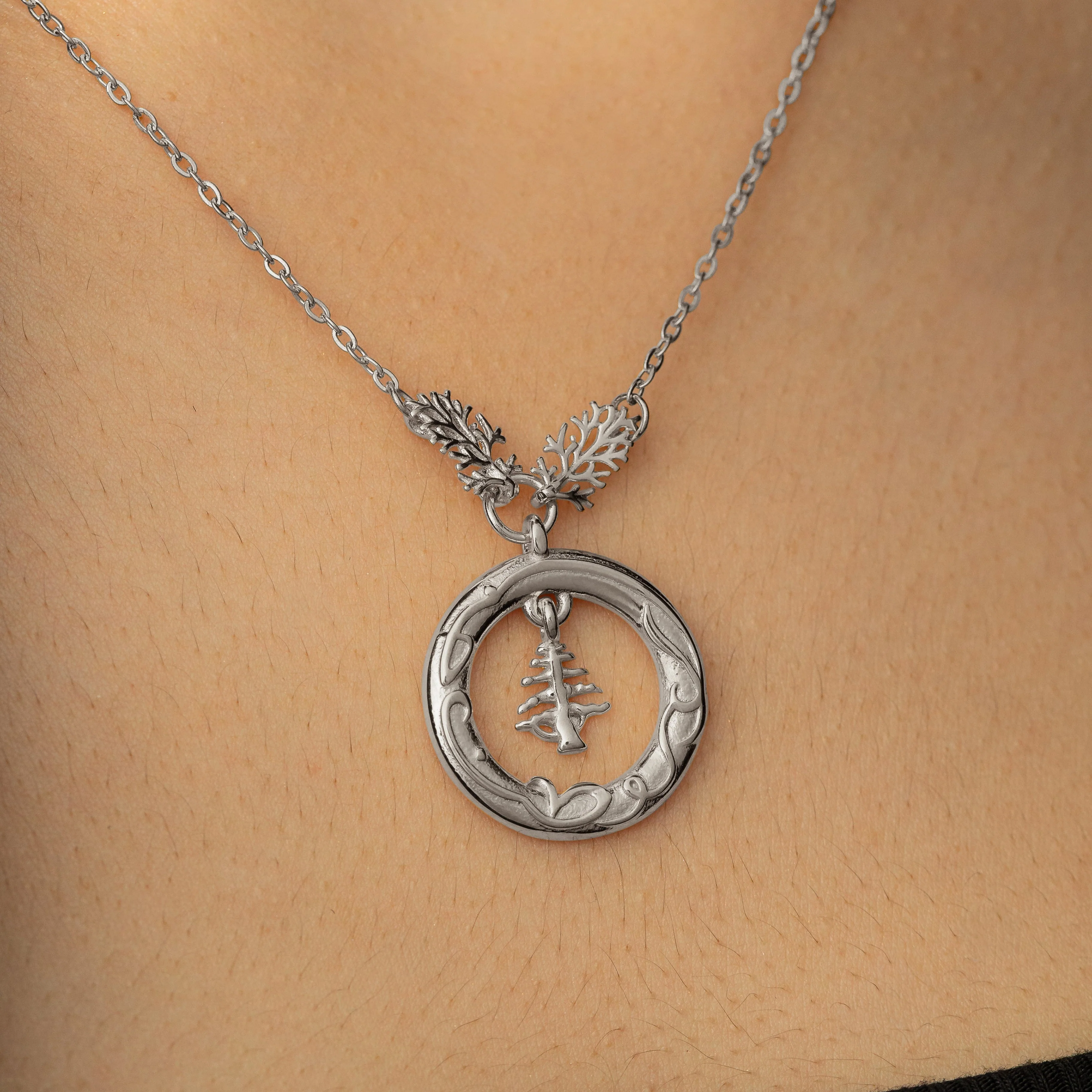 "Love of the Homeland" Lebanon Cedar Necklace | Women