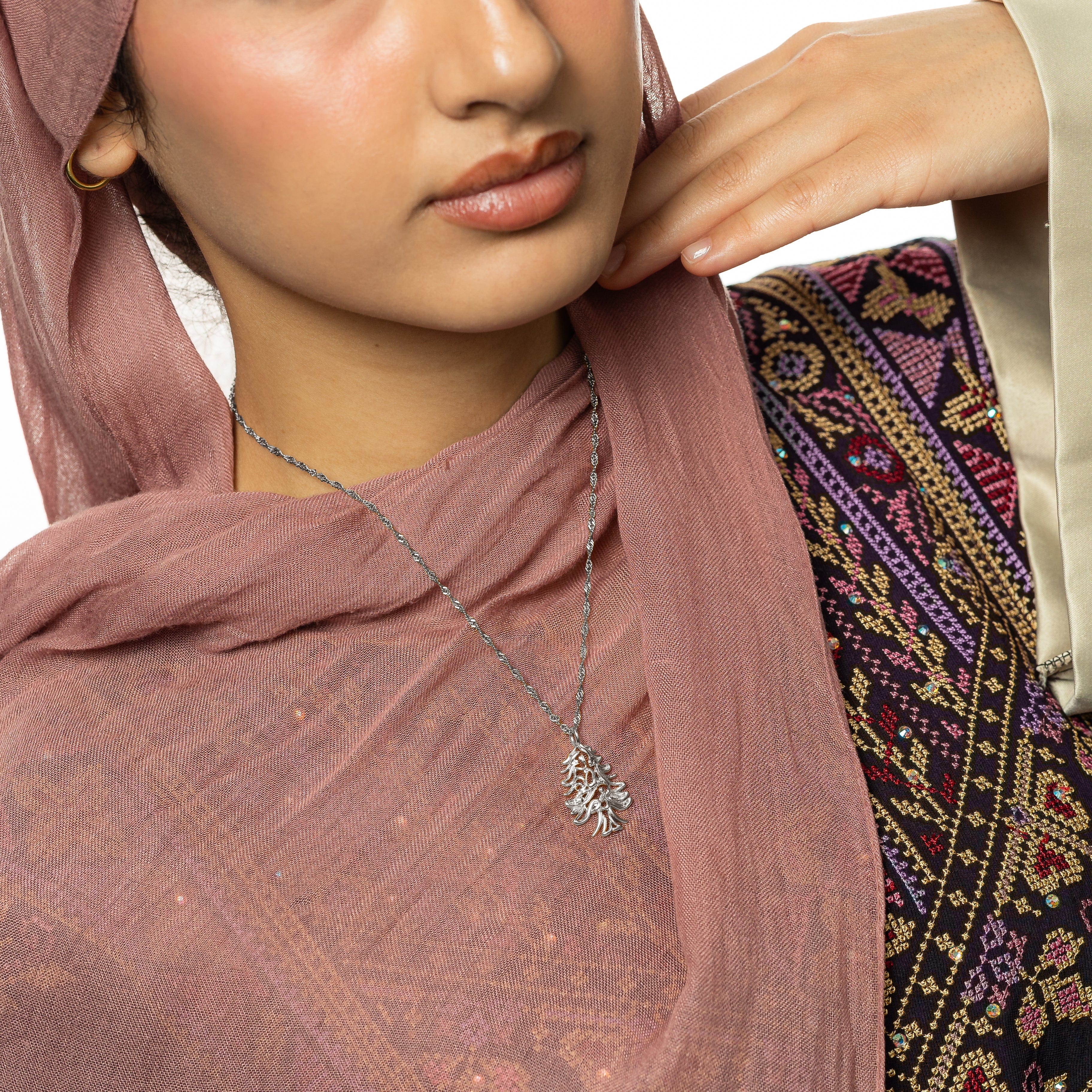 "Freedom is the Soul" Lebanon Cedar Necklace | Women