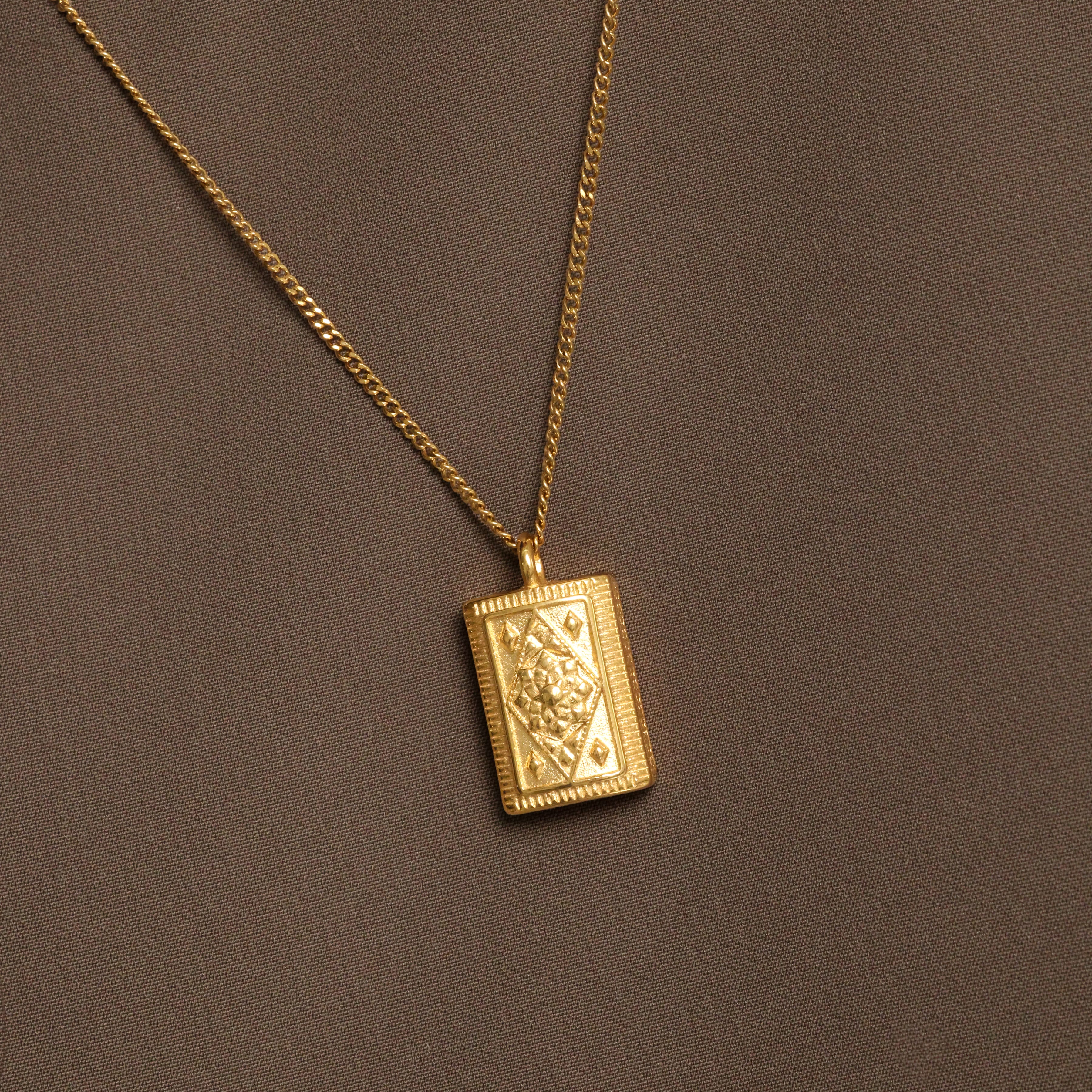 Damask Keepsake Necklace