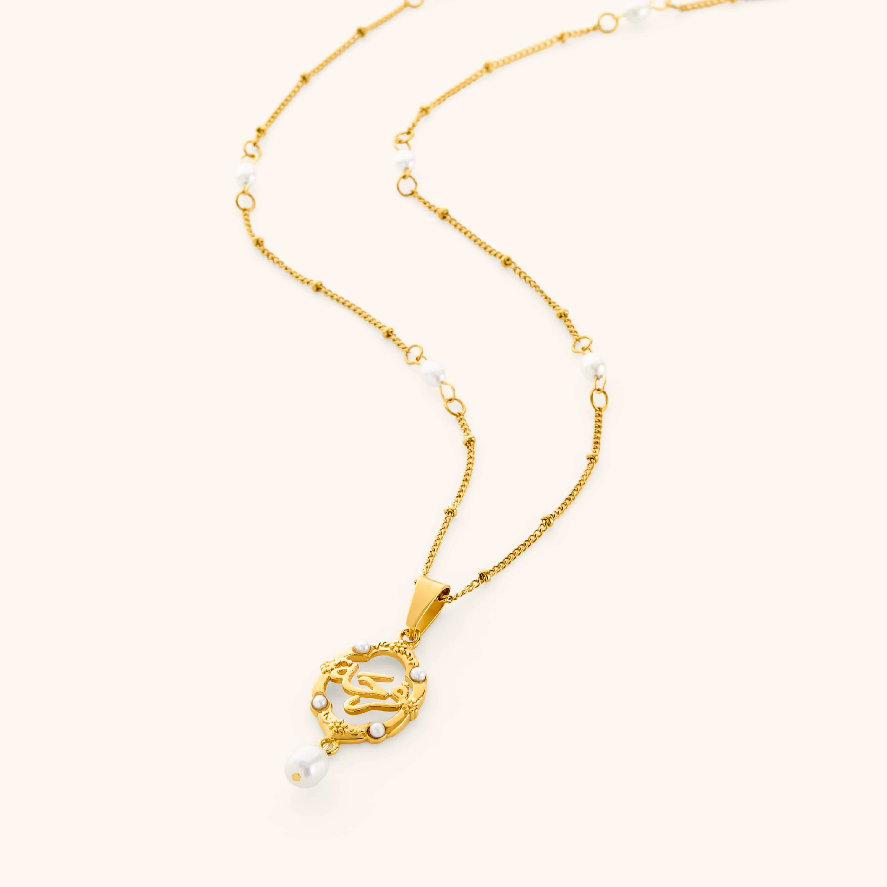 Intention |نیت کے ساتھ Framed Pearl Necklace