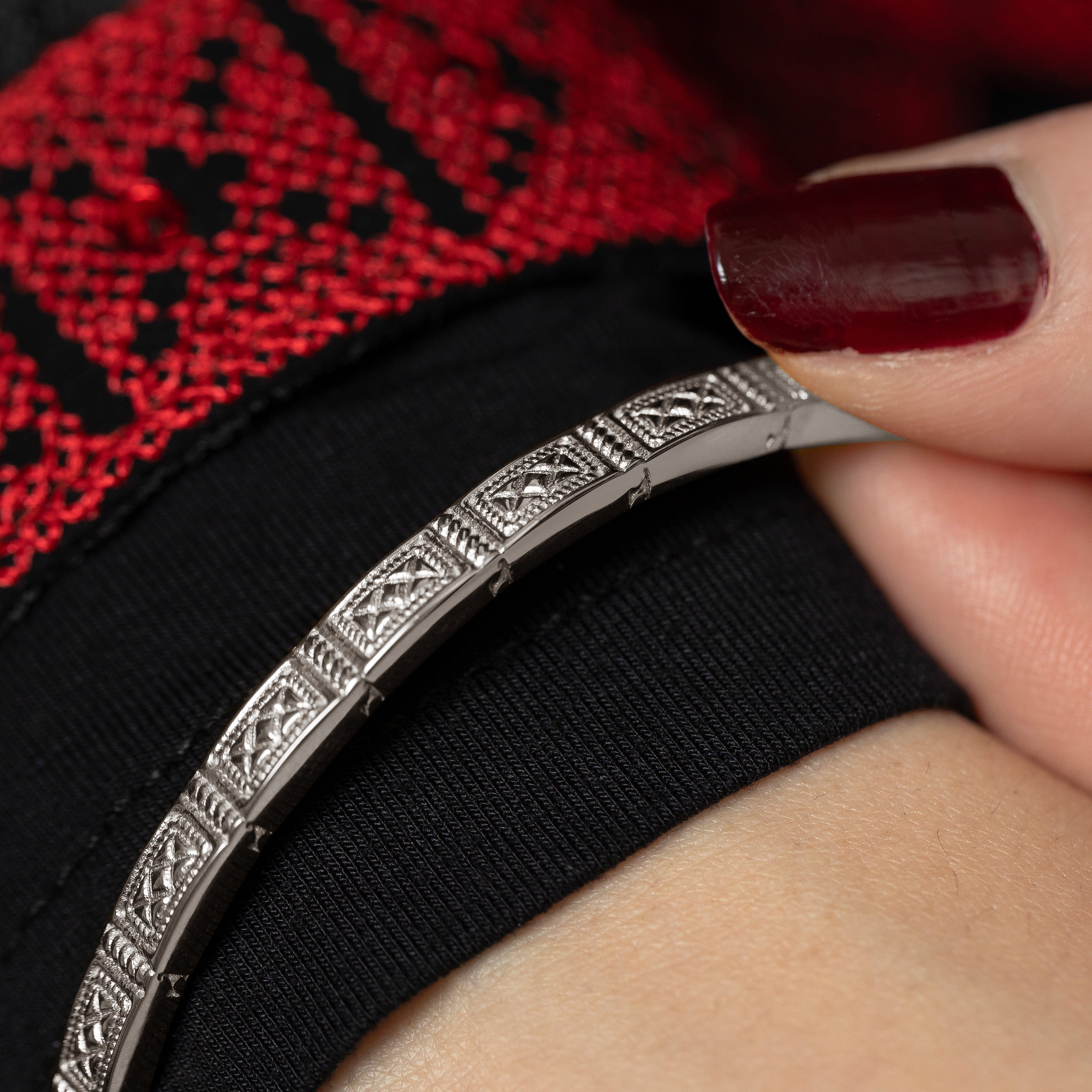 Damascus Tile Bangle
