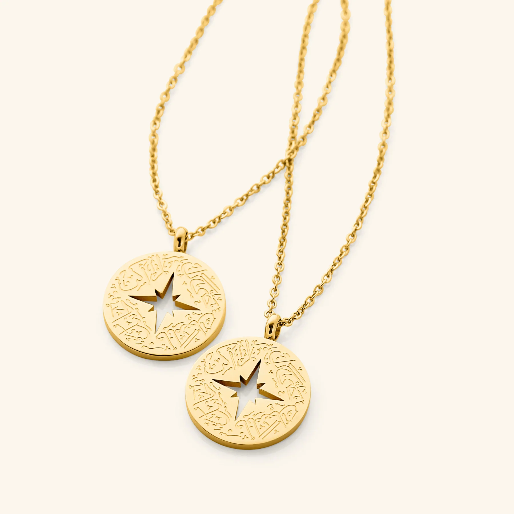 "I'm with you" Best Friend Necklace Set