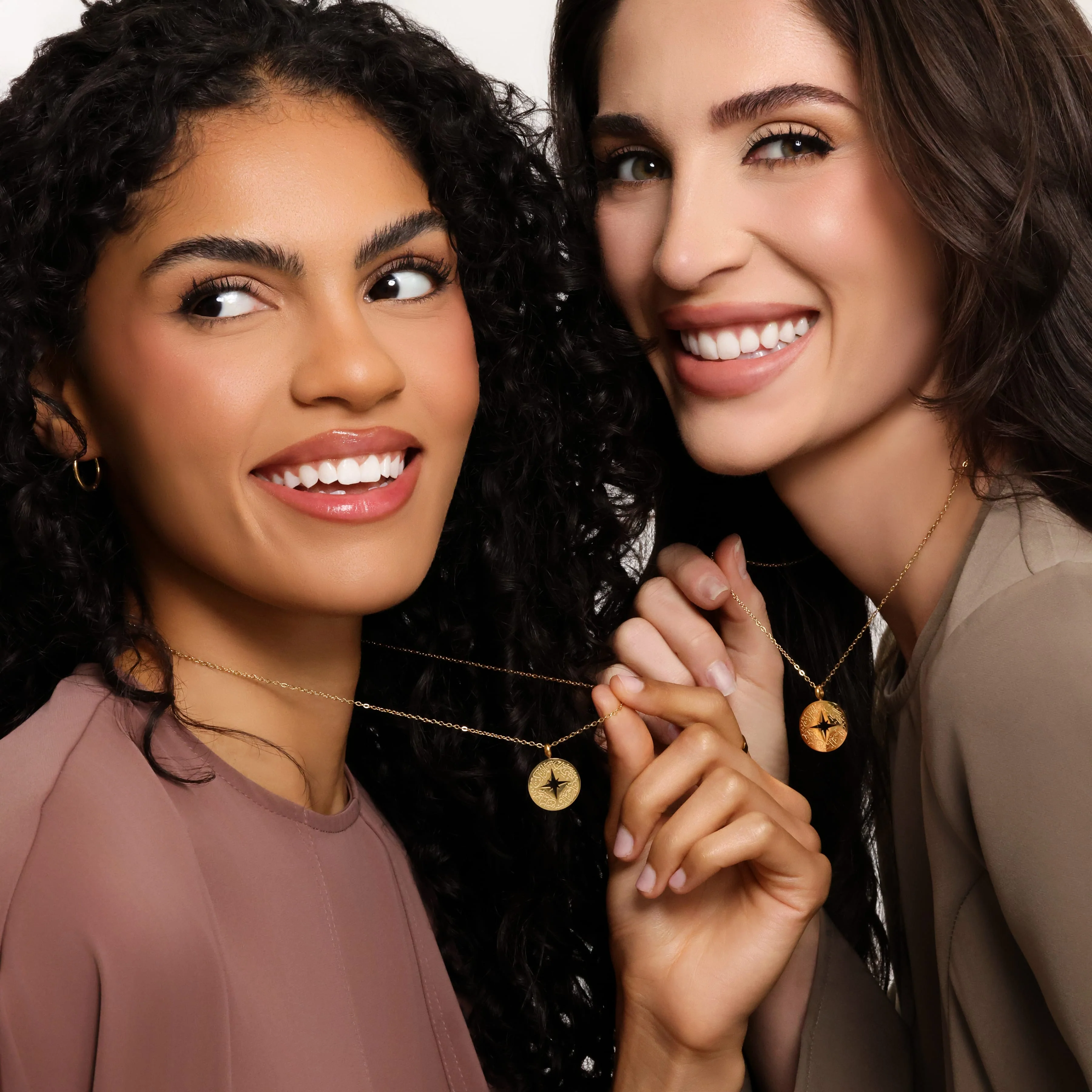 "I'm with you" Best Friend Necklace Set