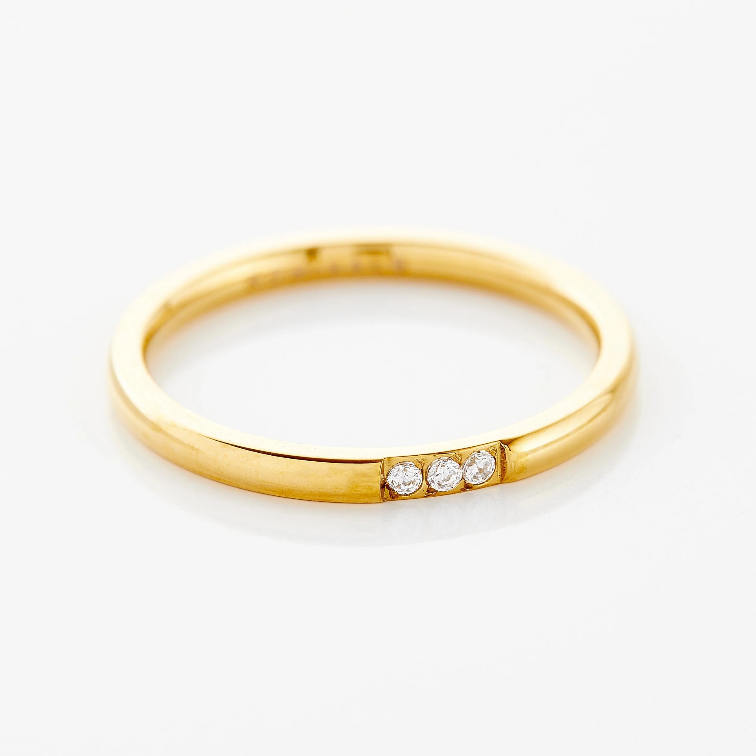 Triple Bezel Ring