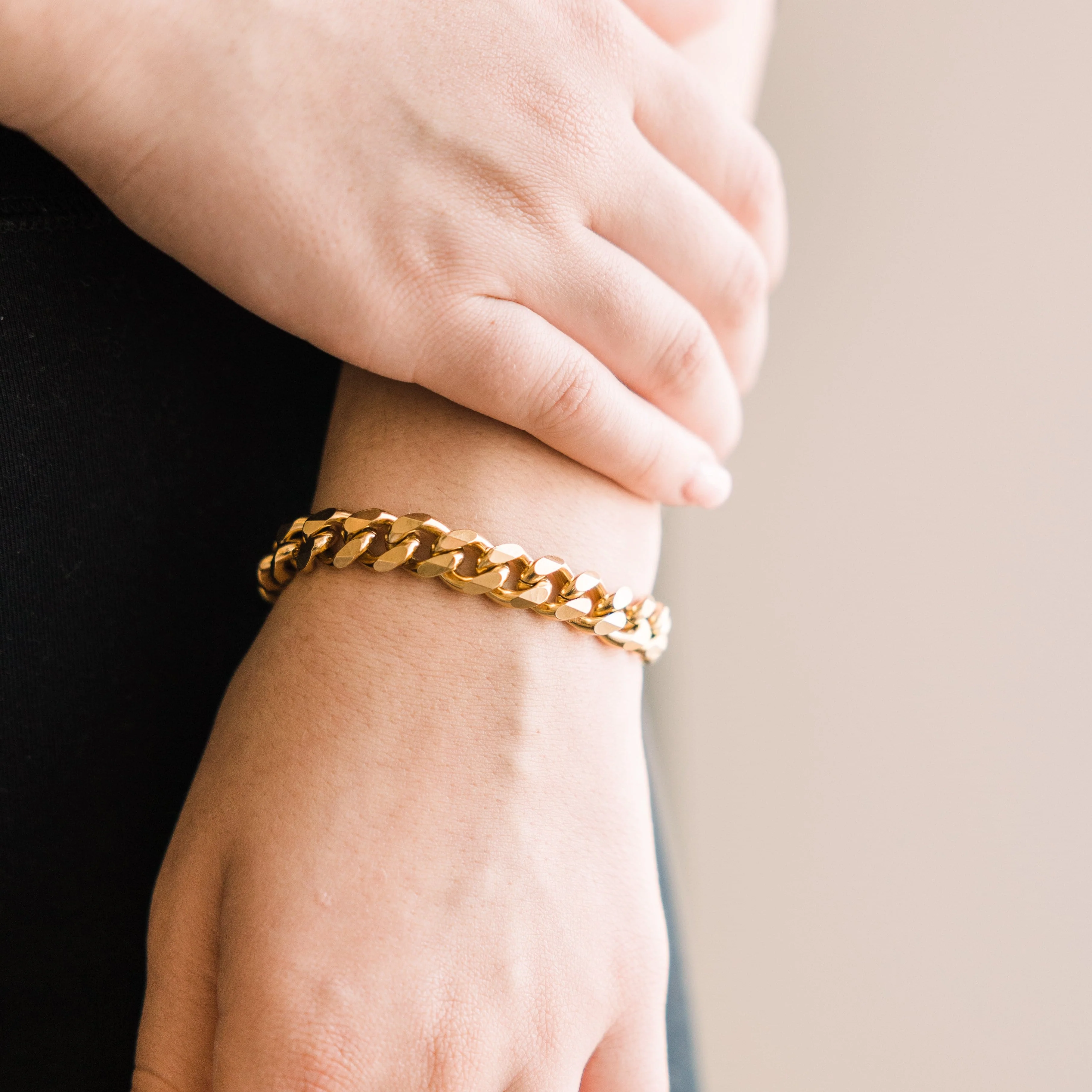 Chunky Cuban Chain Bracelet
