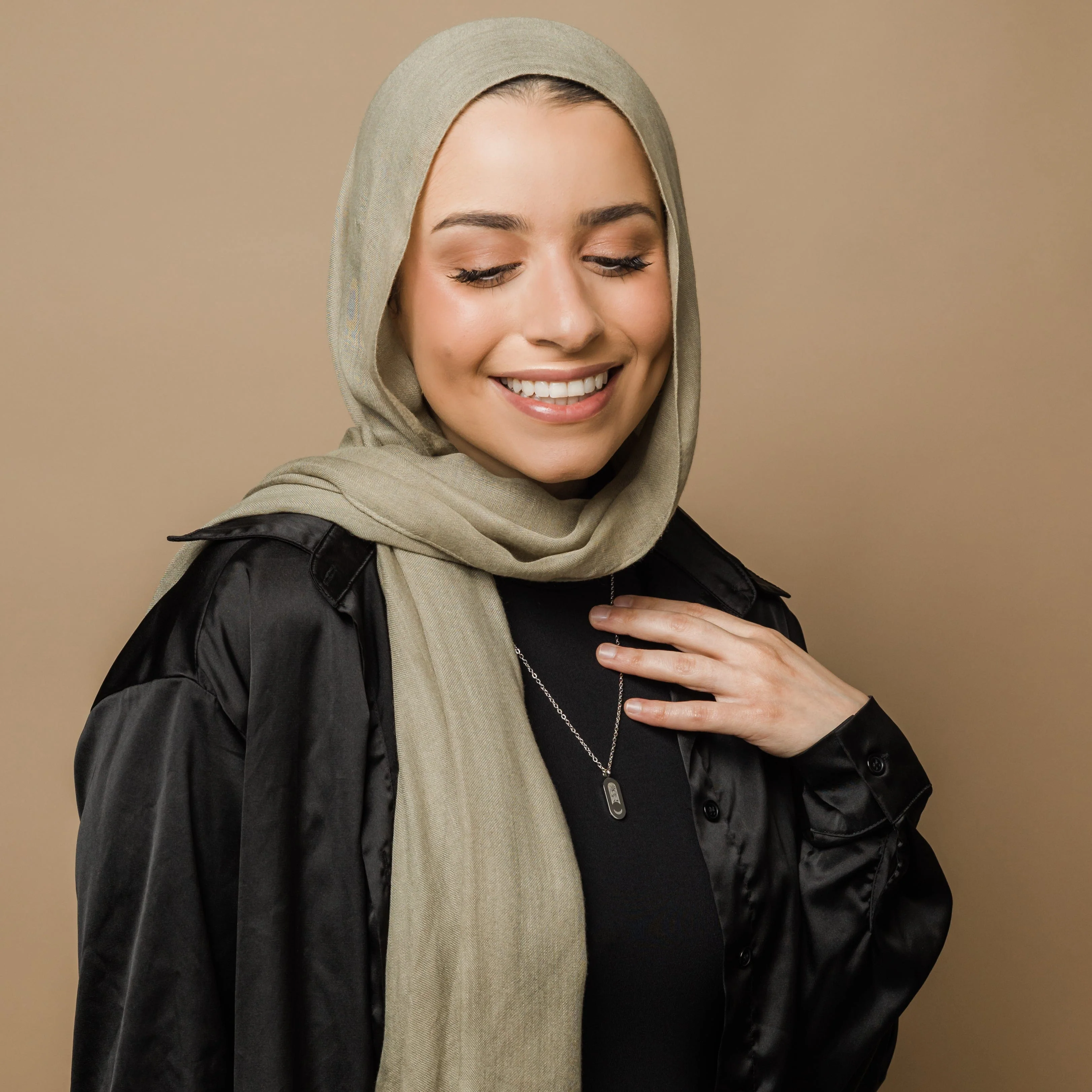Alhamdulillah Moon Necklace