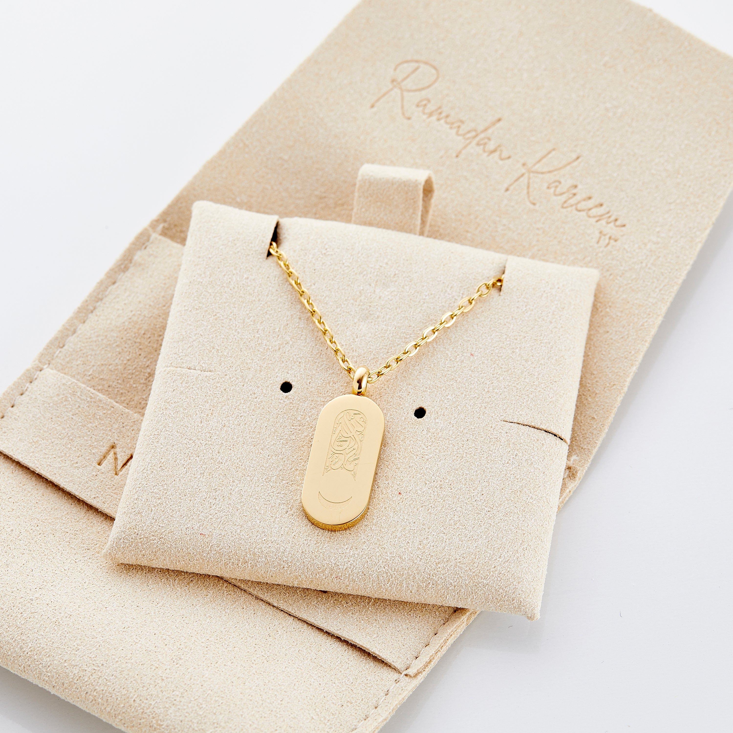 Alhamdulillah Moon Necklace