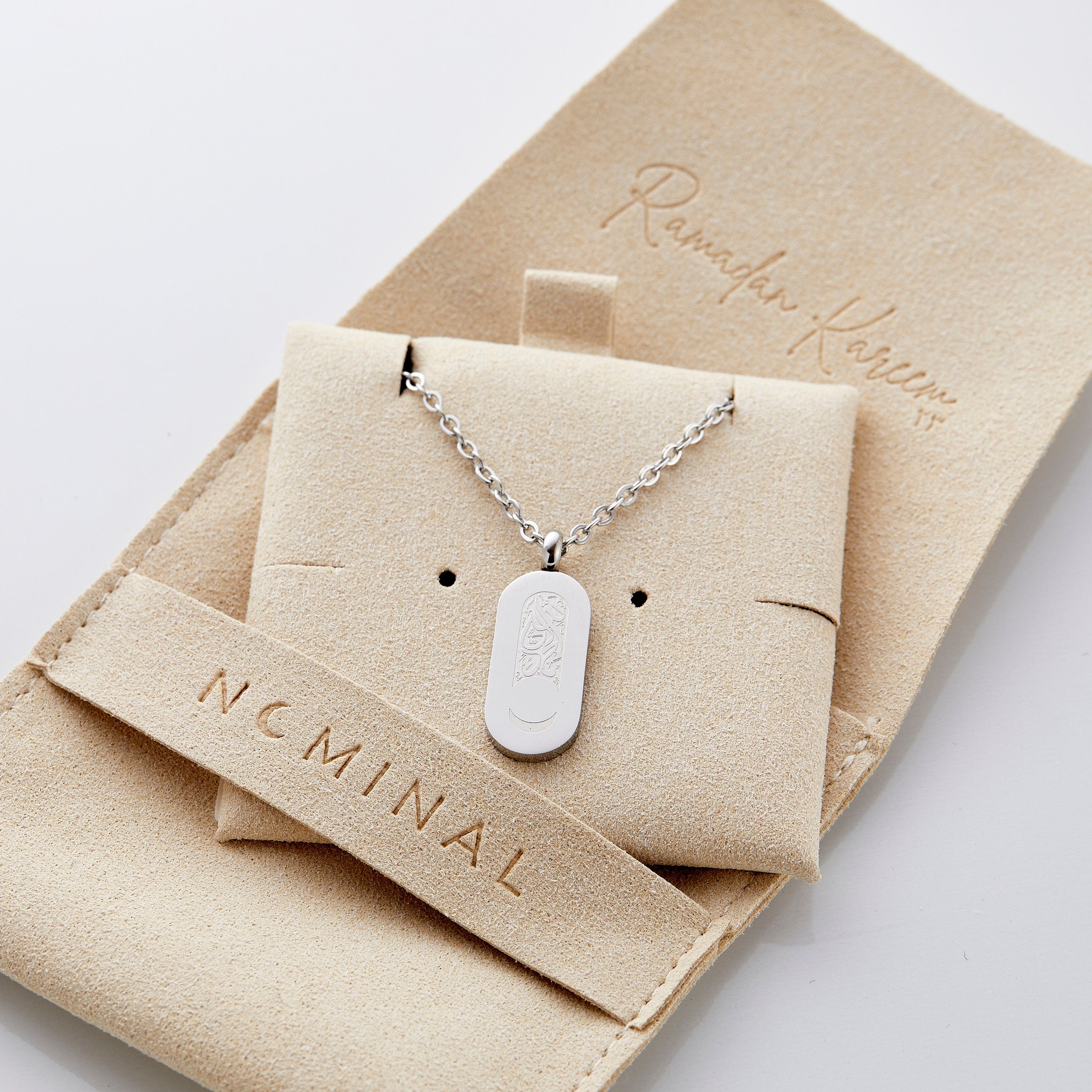 Alhamdulillah Moon Necklace