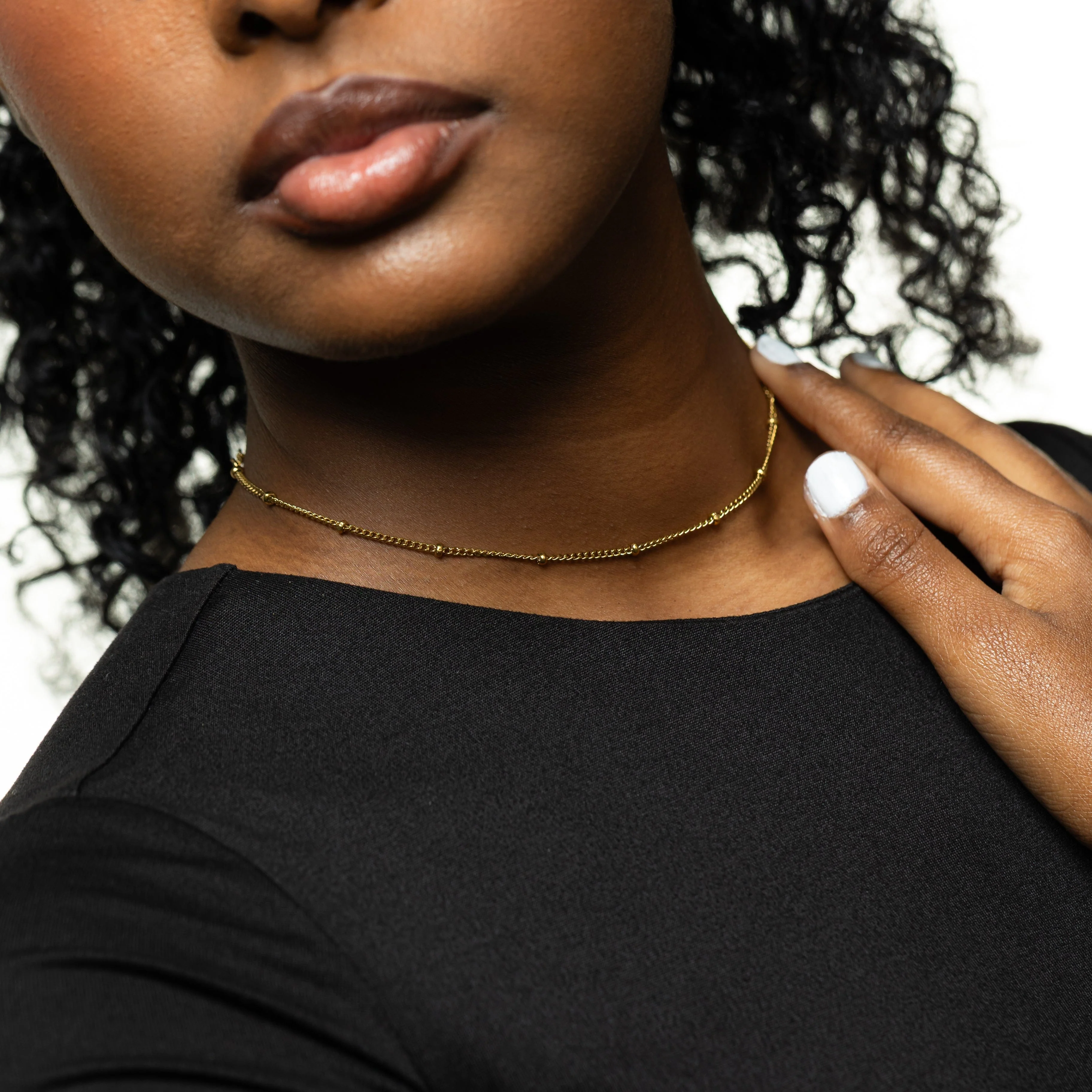 Dotted Chain Choker