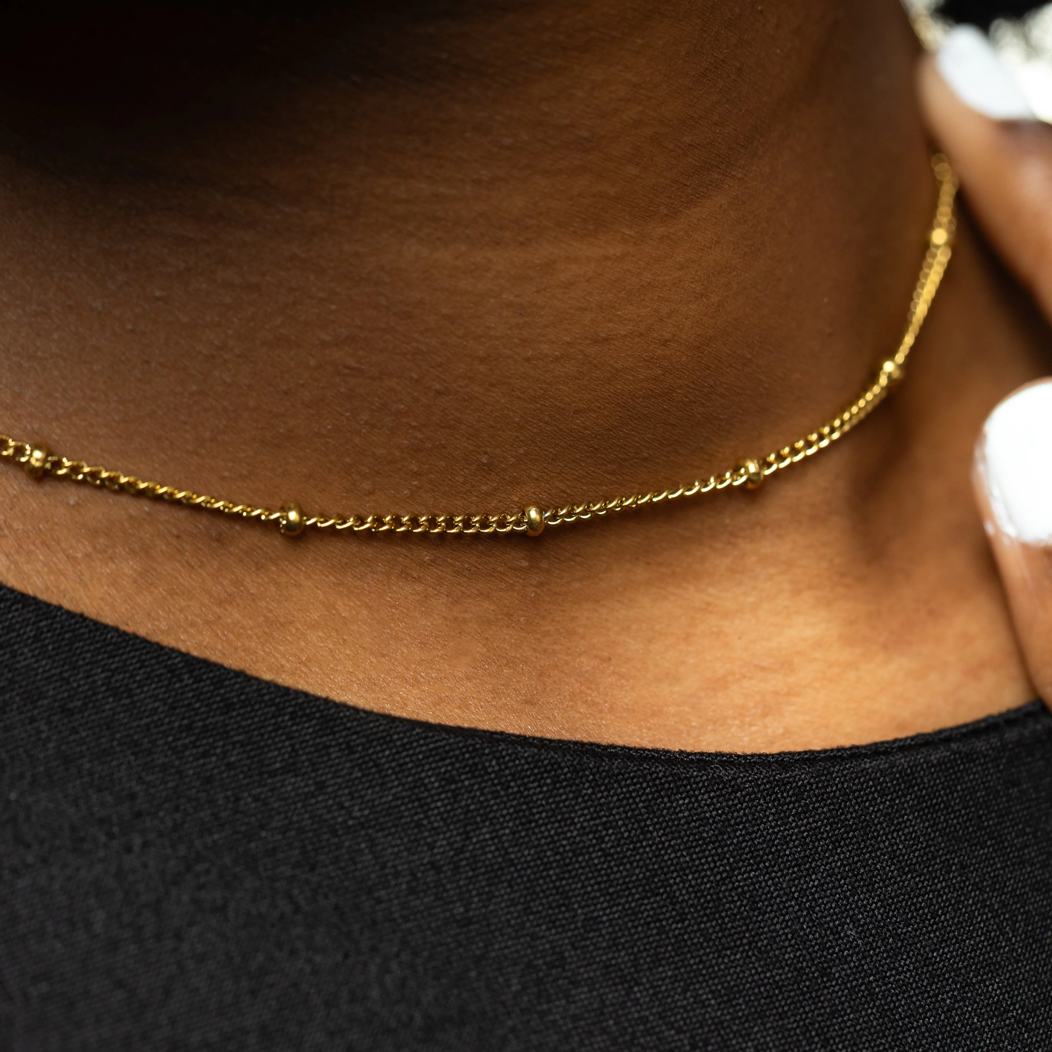 Dotted Chain Choker
