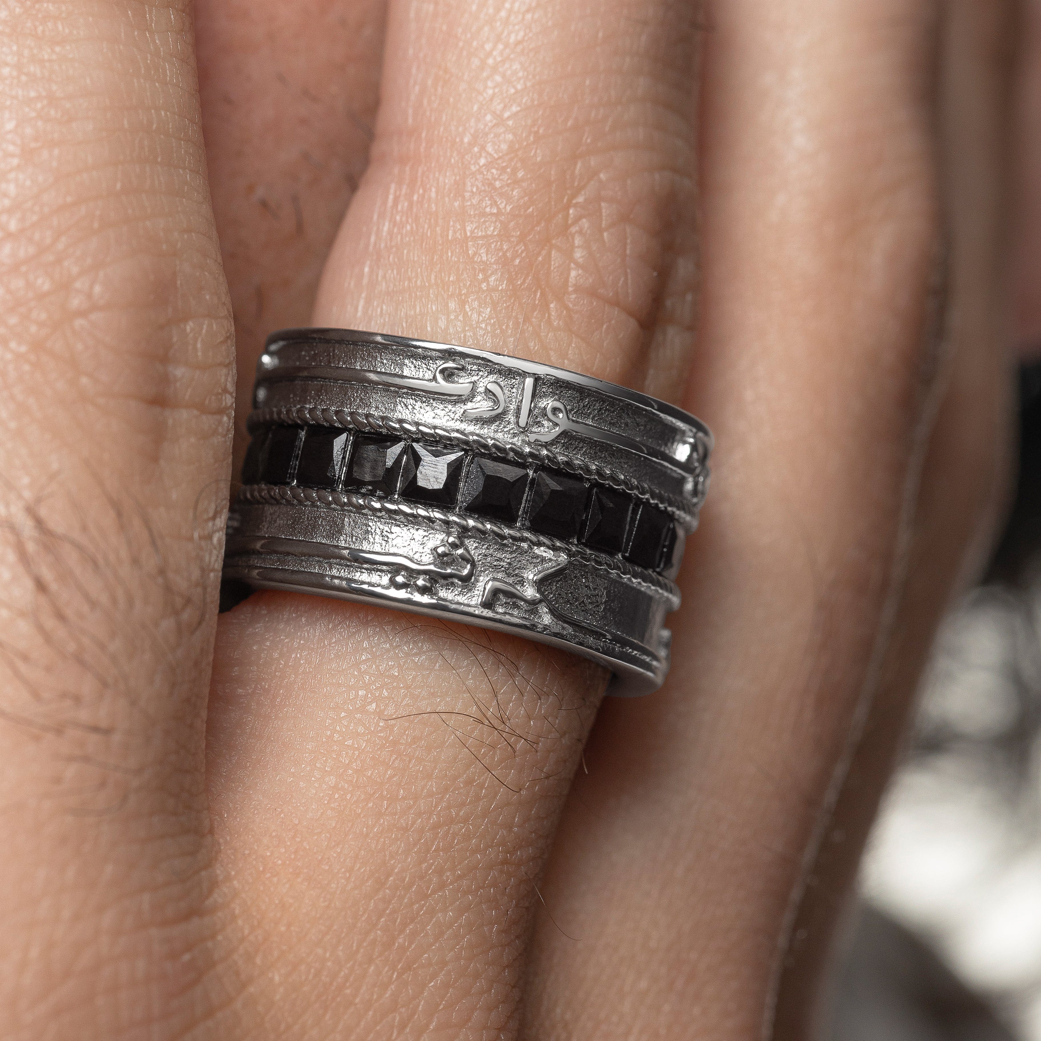 "Perhaps you dislike what's good for you" Stripe Ring