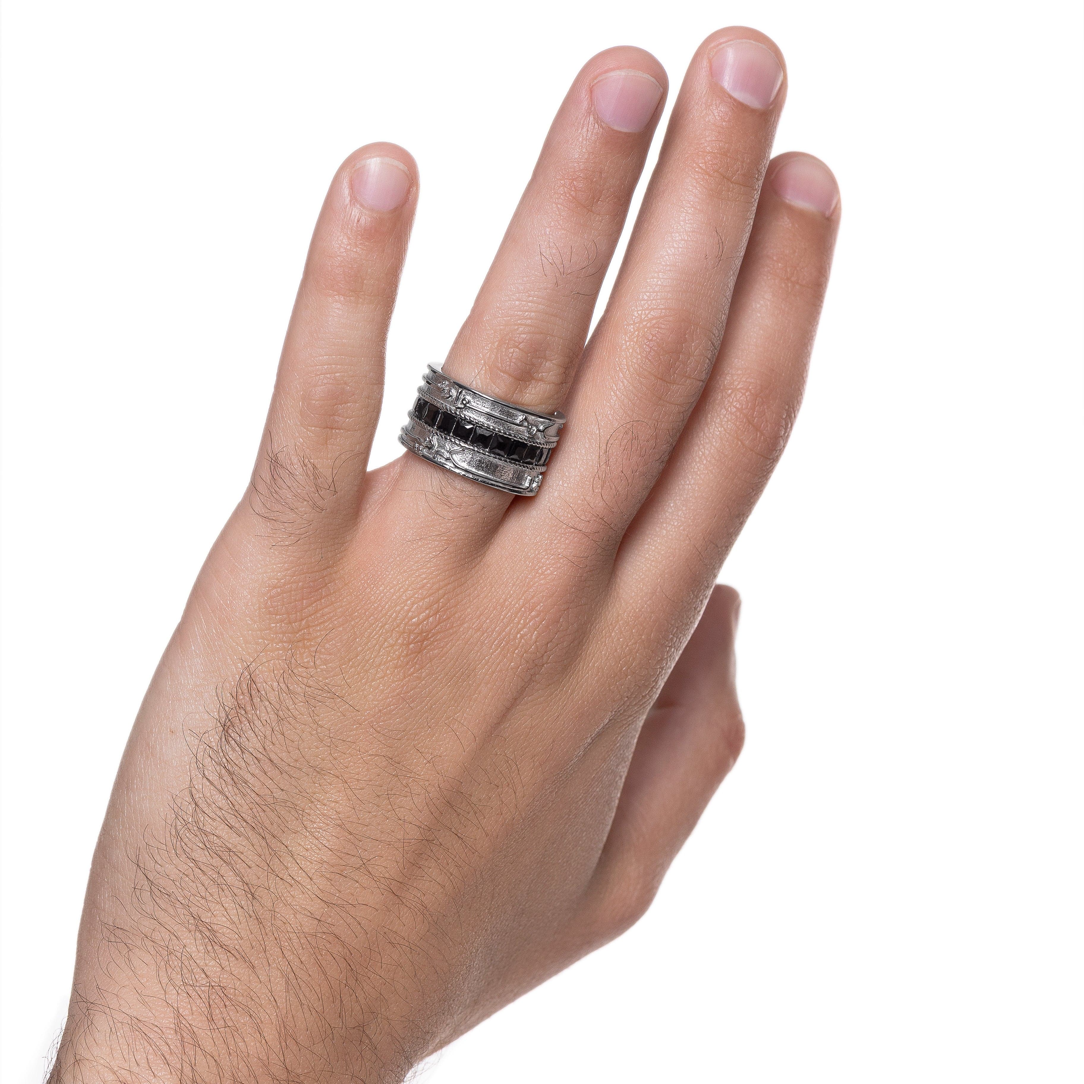 "Perhaps you dislike what's good for you" Stripe Ring